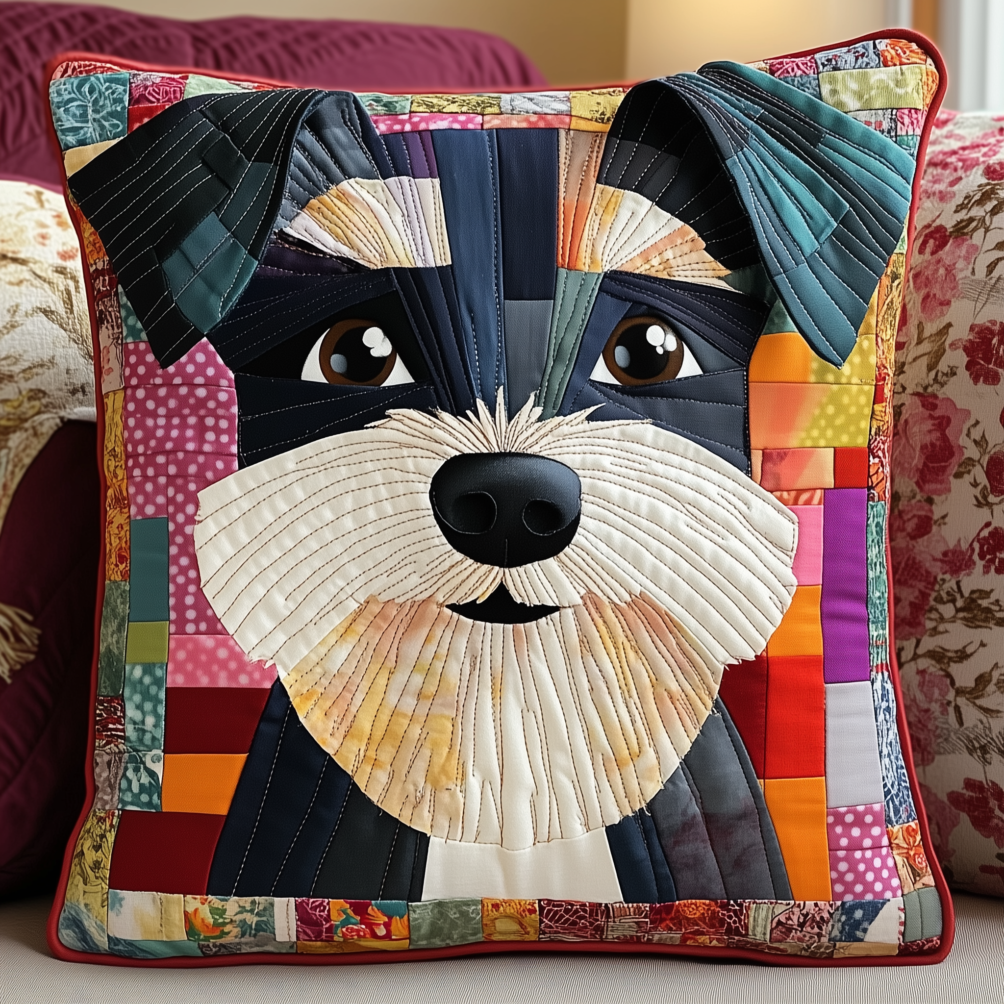 Schnauzer Quilted Pillow Case Rest Easy Every Night with Durable and Soft Pillow Cases Schnauzer Quilted Pillow Case Rest Easy Every Night with Durable and Soft Pillow Cases