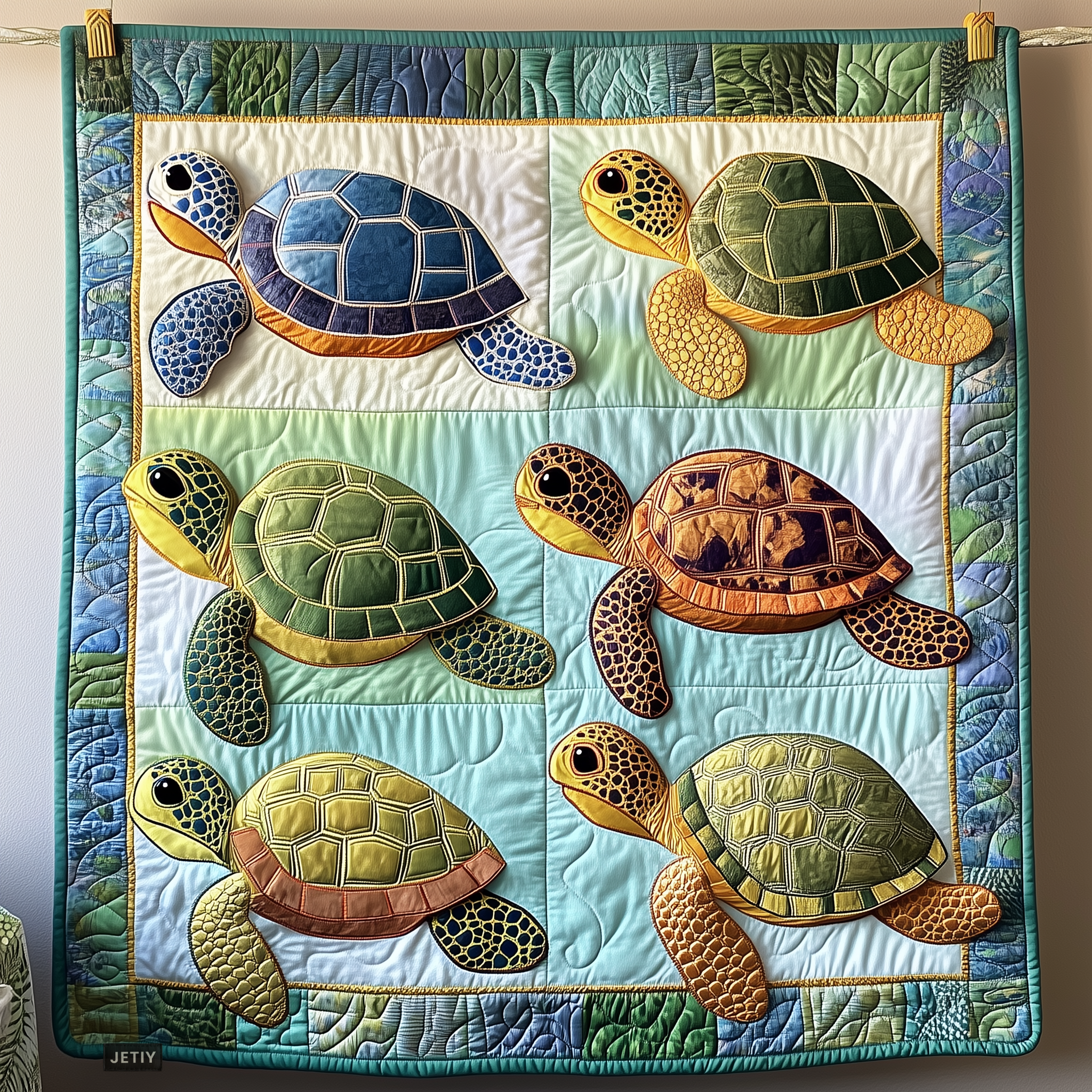Sea Turtle Quilted Blanket Feel the Heart of Home with a Blanket That Embraces All Sea Turtle Quilted Blanket Feel the Heart of Home with a Blanket That Embraces All