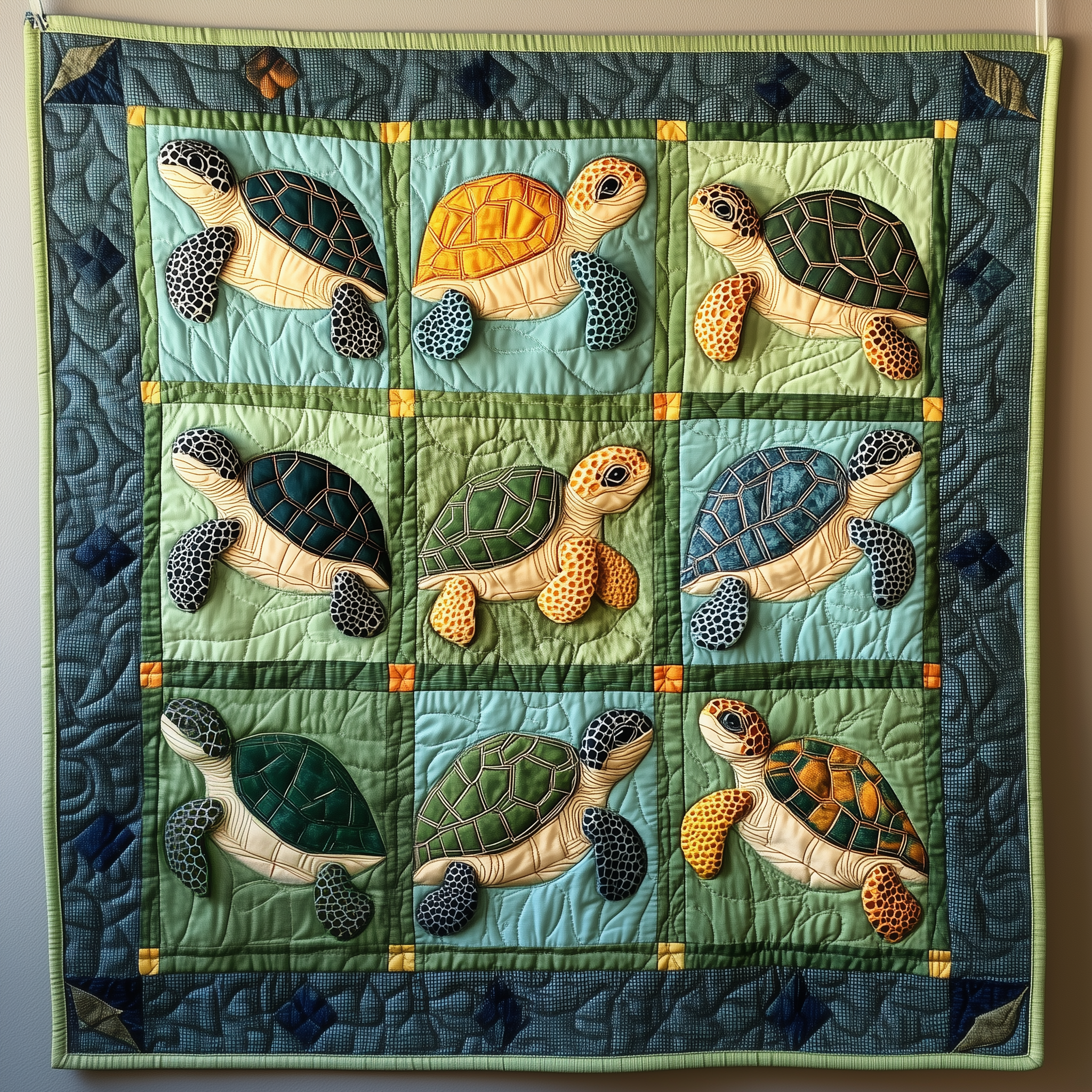 Sea Turtle Quilted Blanket Feel the Magic of Family Time with a Blanket That Fits All Sea Turtle Quilted Blanket Feel the Magic of Family Time with a Blanket That Fits All