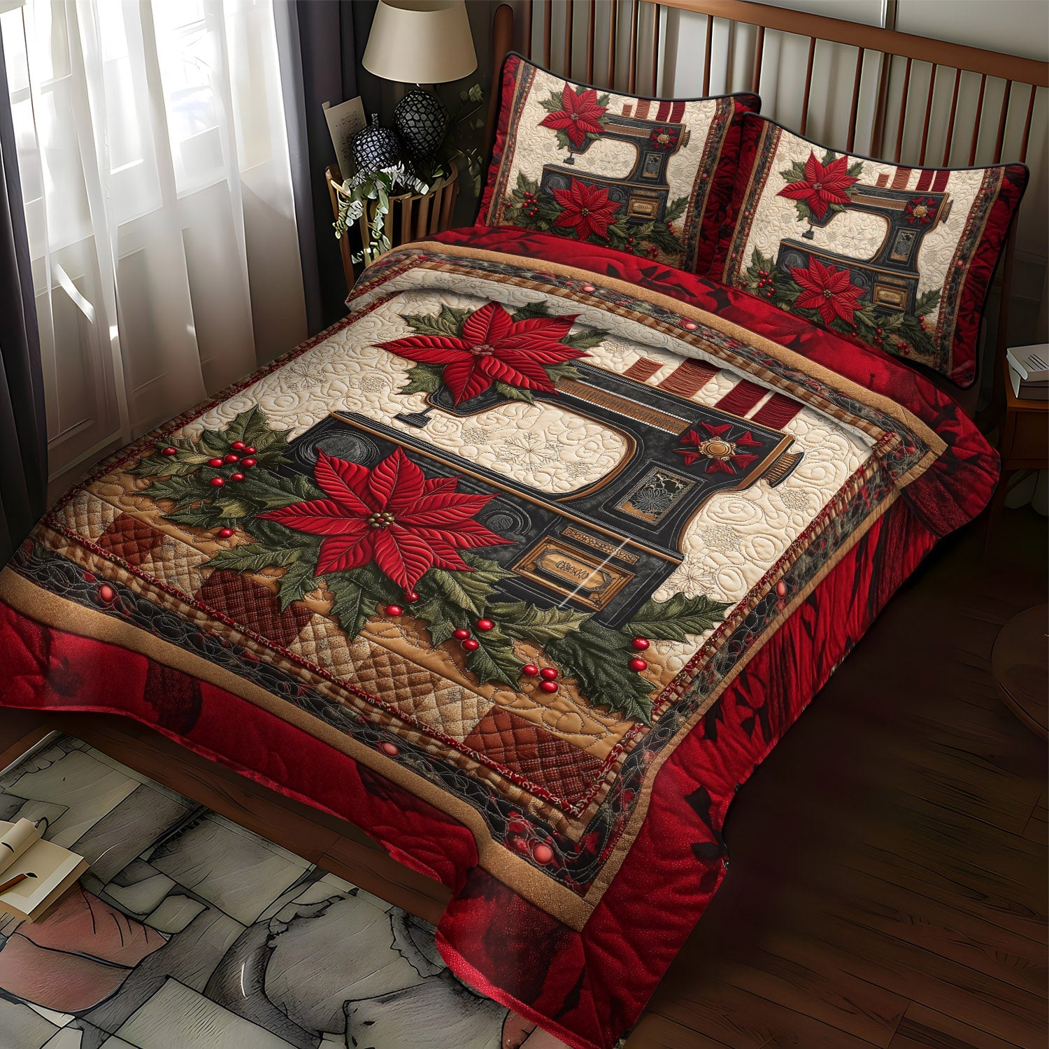 Sewing Serenity Quilted Bedding Set Gift Ideas For Sewing Lovers Sewing Serenity Quilted Bedding Set Gift Ideas For Sewing Lovers