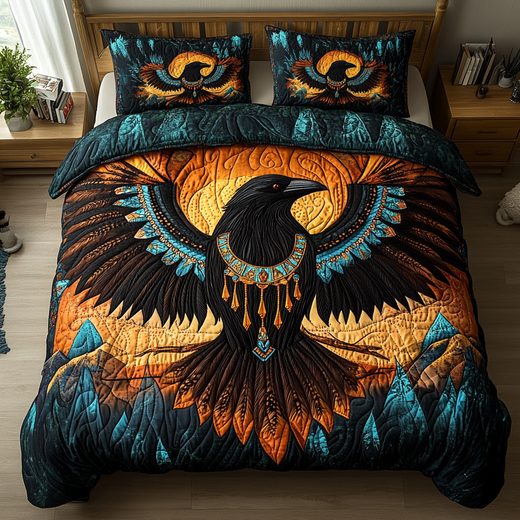 Shadow Whisper Quilted Bedding Set Christmas Gifts For Men Shadow Whisper Quilted Bedding Set Christmas Gifts For Men