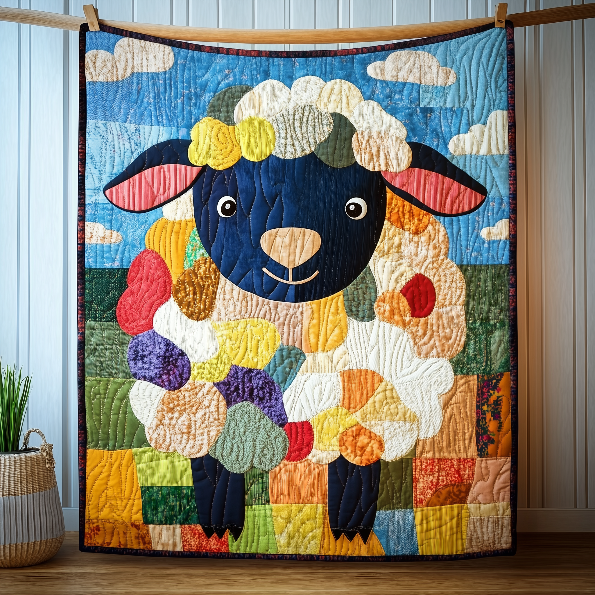 Sheep Quilted Blanket Enjoy Every Moment with a Blanket That Works Anywhere Sheep Quilted Blanket Enjoy Every Moment with a Blanket That Works Anywhere
