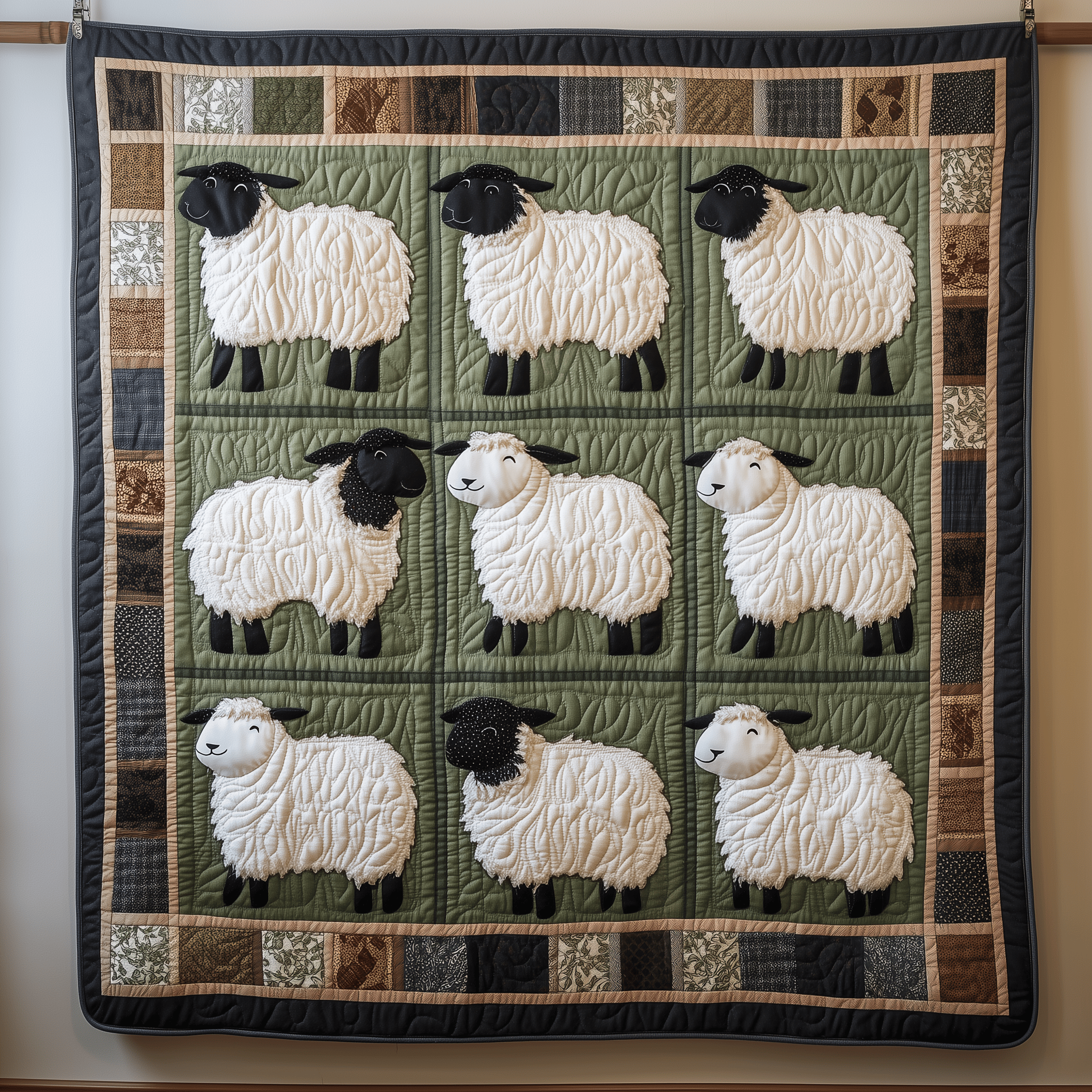 Sheep Quilted Blanket Feel Comfortable Indoors and Out with Our Multi-Use Blanket Sheep Quilted Blanket Feel Comfortable Indoors and Out with Our Multi-Use Blanket