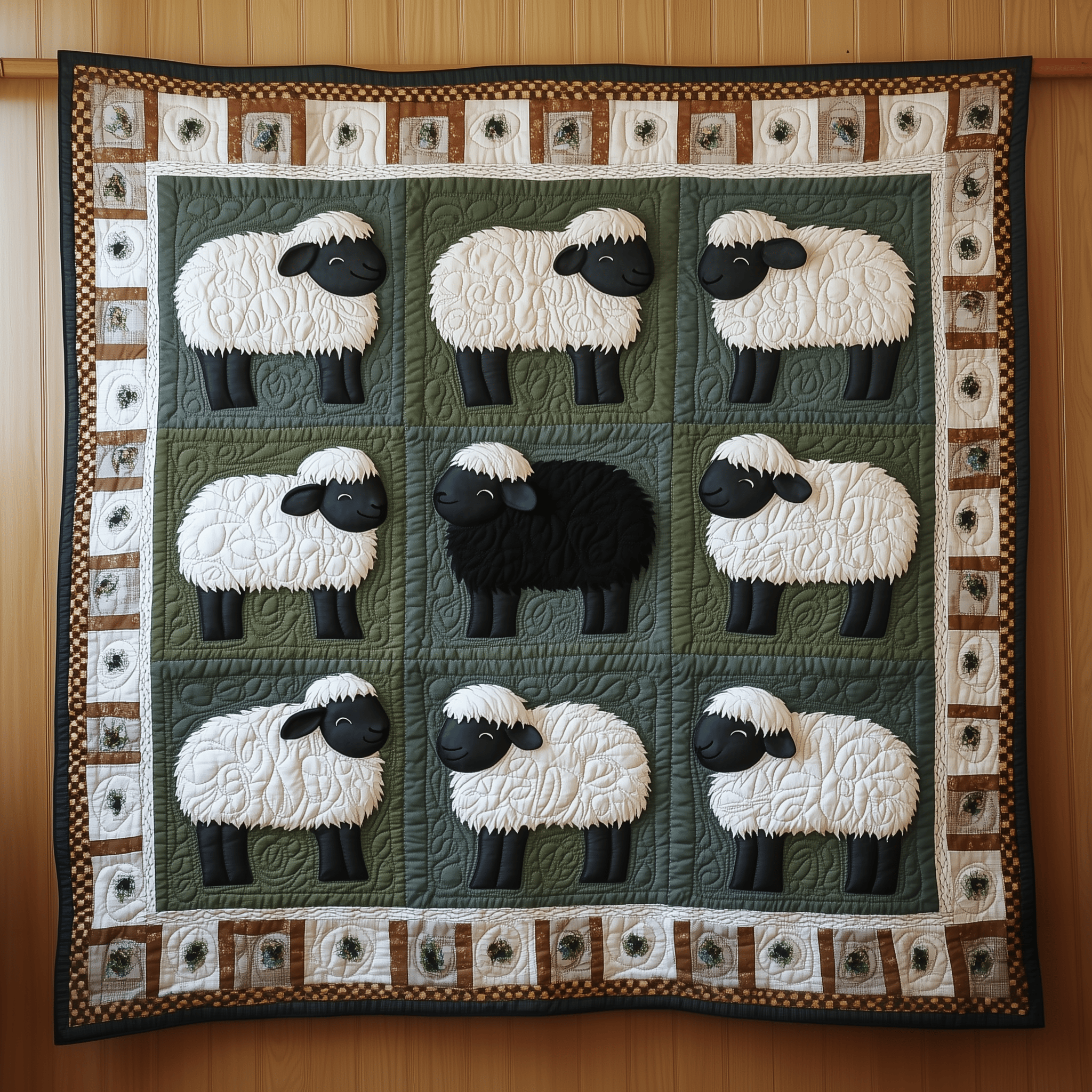 Sheep Quilted Blanket Feel the Versatility of a Blanket That Adapts to You Sheep Quilted Blanket Feel the Versatility of a Blanket That Adapts to You