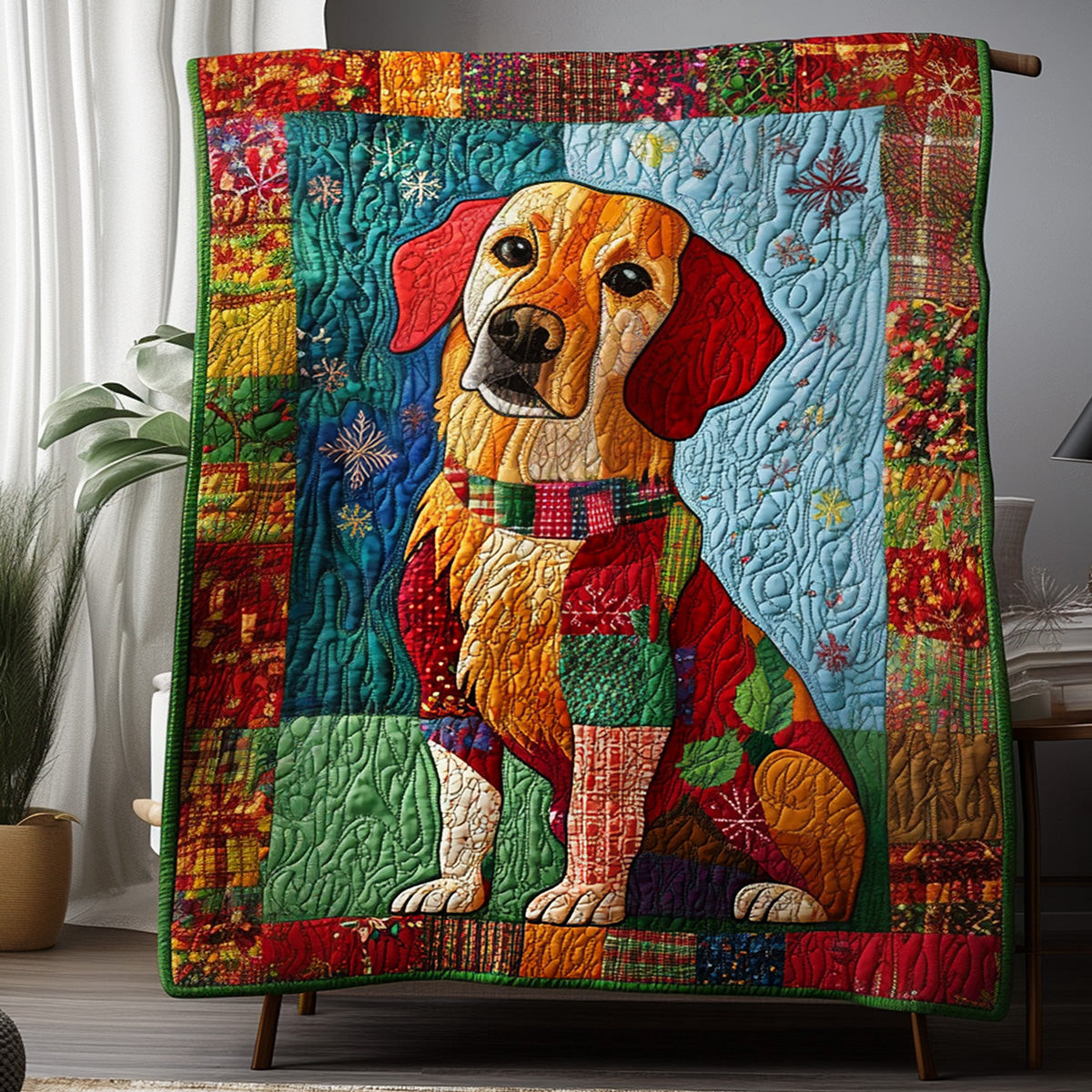 Shimmering Soul Quilted Blanket Golden Retriever Dad Gifts Shimmering Soul Quilted Blanket Golden Retriever Dad Gifts