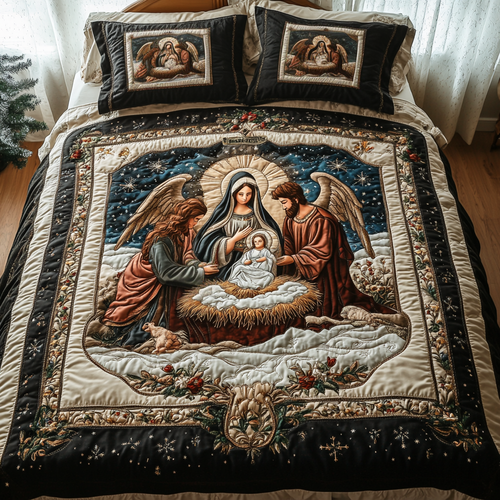 Silent Star Quilted Bedding Set Secret Santa Gift Ideas Silent Star Quilted Bedding Set Secret Santa Gift Ideas