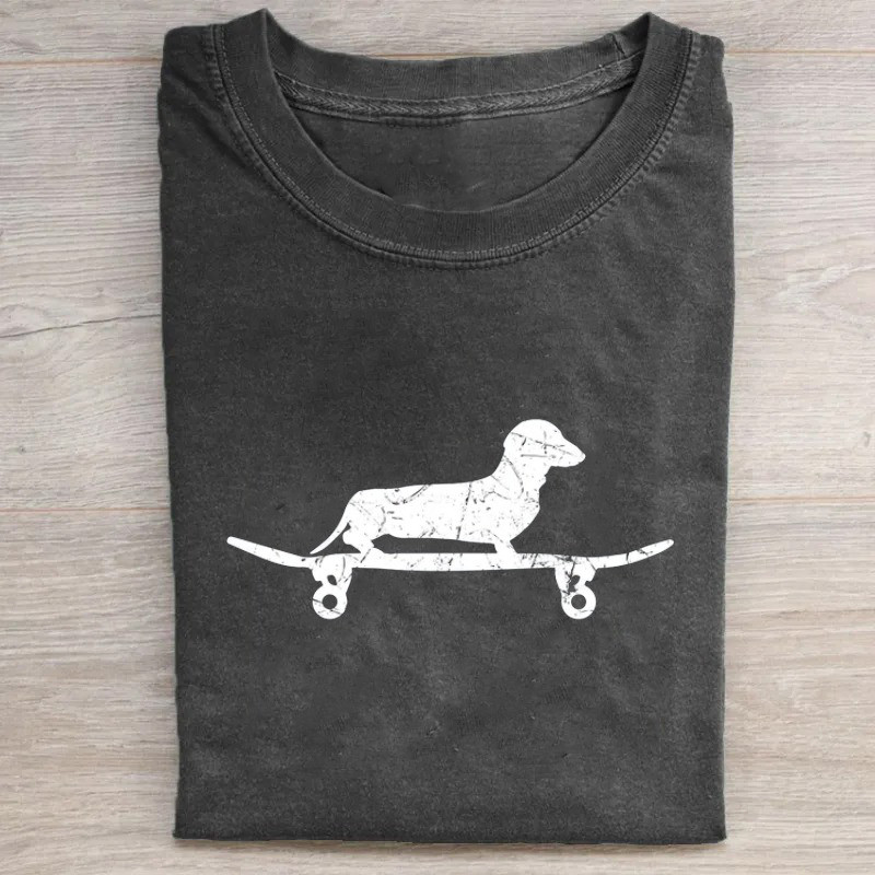 Skateboarding Dachshund T-Shirt Dachshund Lovers Funny Shirt Cute Mothers Day Gifts Skateboarding Dachshund T-Shirt Dachshund Lovers Funny Shirt Cute Mothers Day Gifts