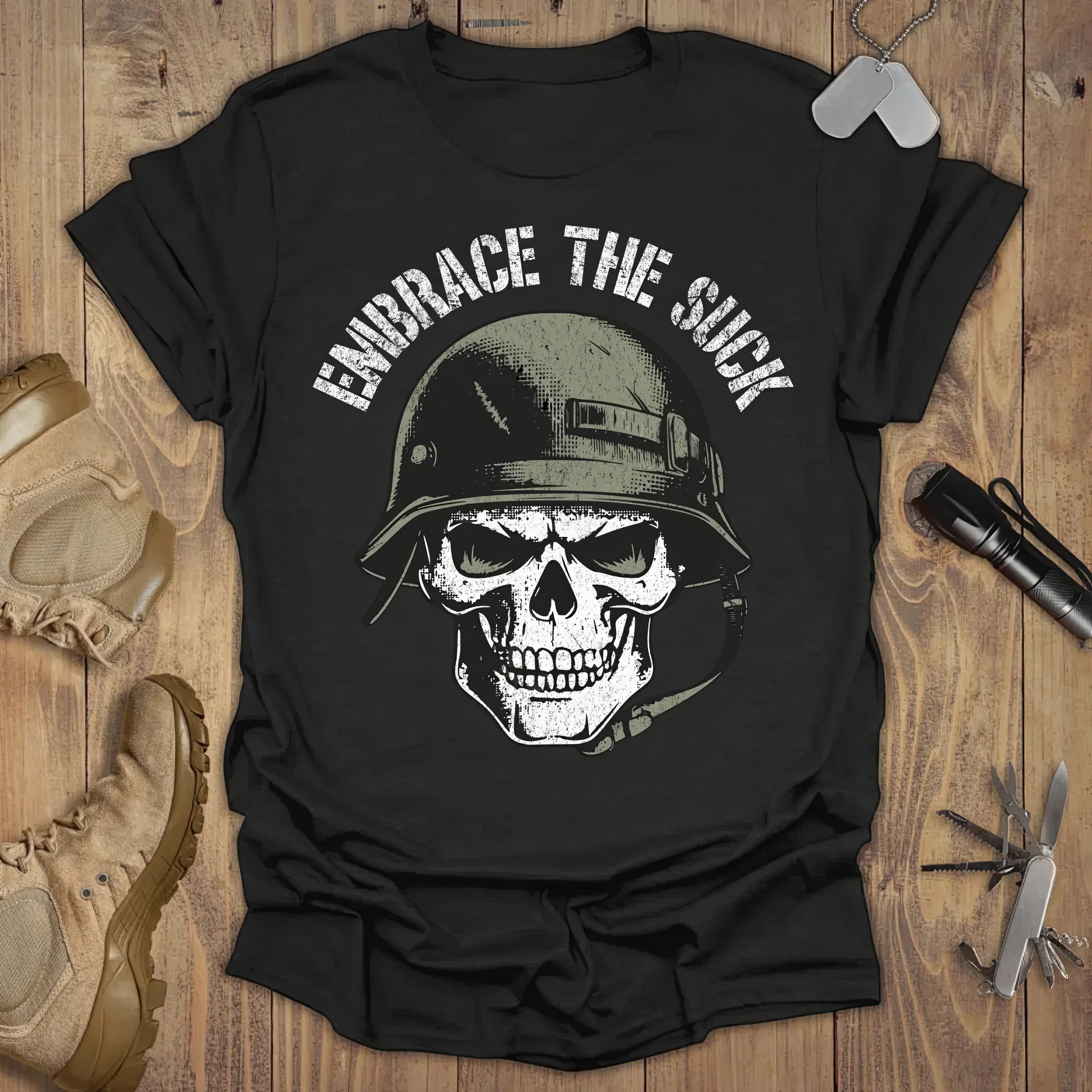 Skull Embrace The Suck T-shirt Veteran Tees Best Gifts For New Moms Skull Embrace The Suck T-shirt Veteran Tees Best Gifts For New Moms