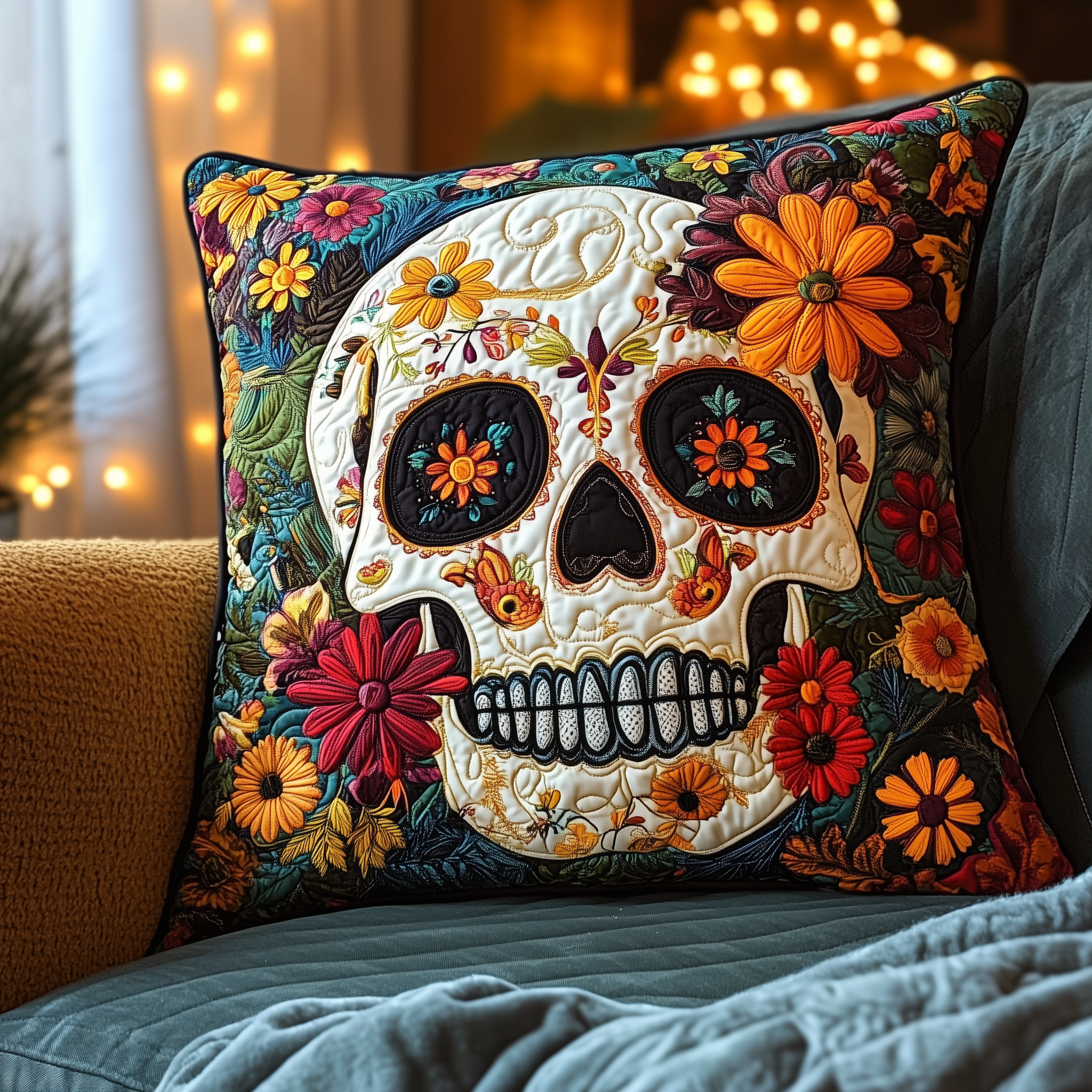 Skull Quilted Pillow Case FamilyFriendly Pillow Cases for Every Bedroom Skull Quilted Pillow Case FamilyFriendly Pillow Cases for Every Bedroom