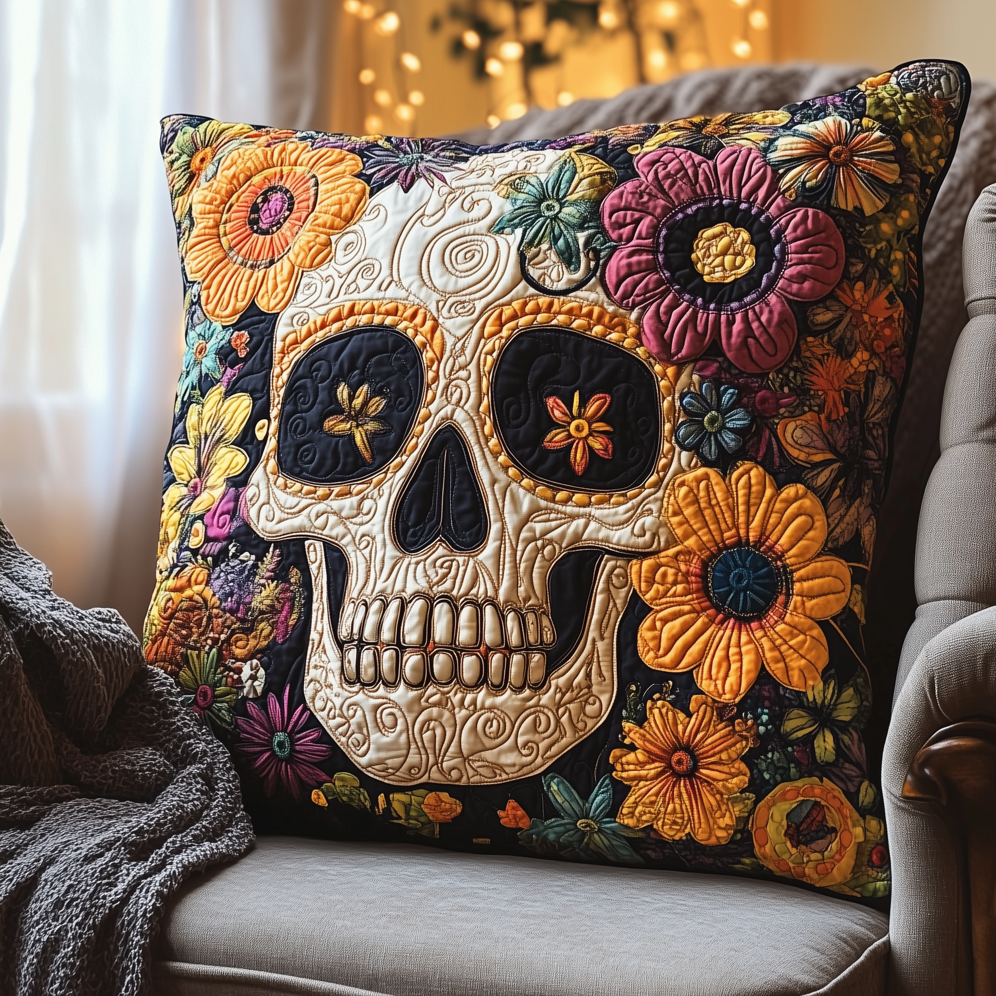 Skull Quilted Pillow Case Feel Loved Every Night with Our Pillow Cases Skull Quilted Pillow Case Feel Loved Every Night with Our Pillow Cases