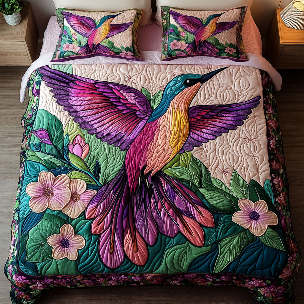 Sky Dancer Quilted Bedding Set Unique Hummingbird Gifts Sky Dancer Quilted Bedding Set Unique Hummingbird Gifts