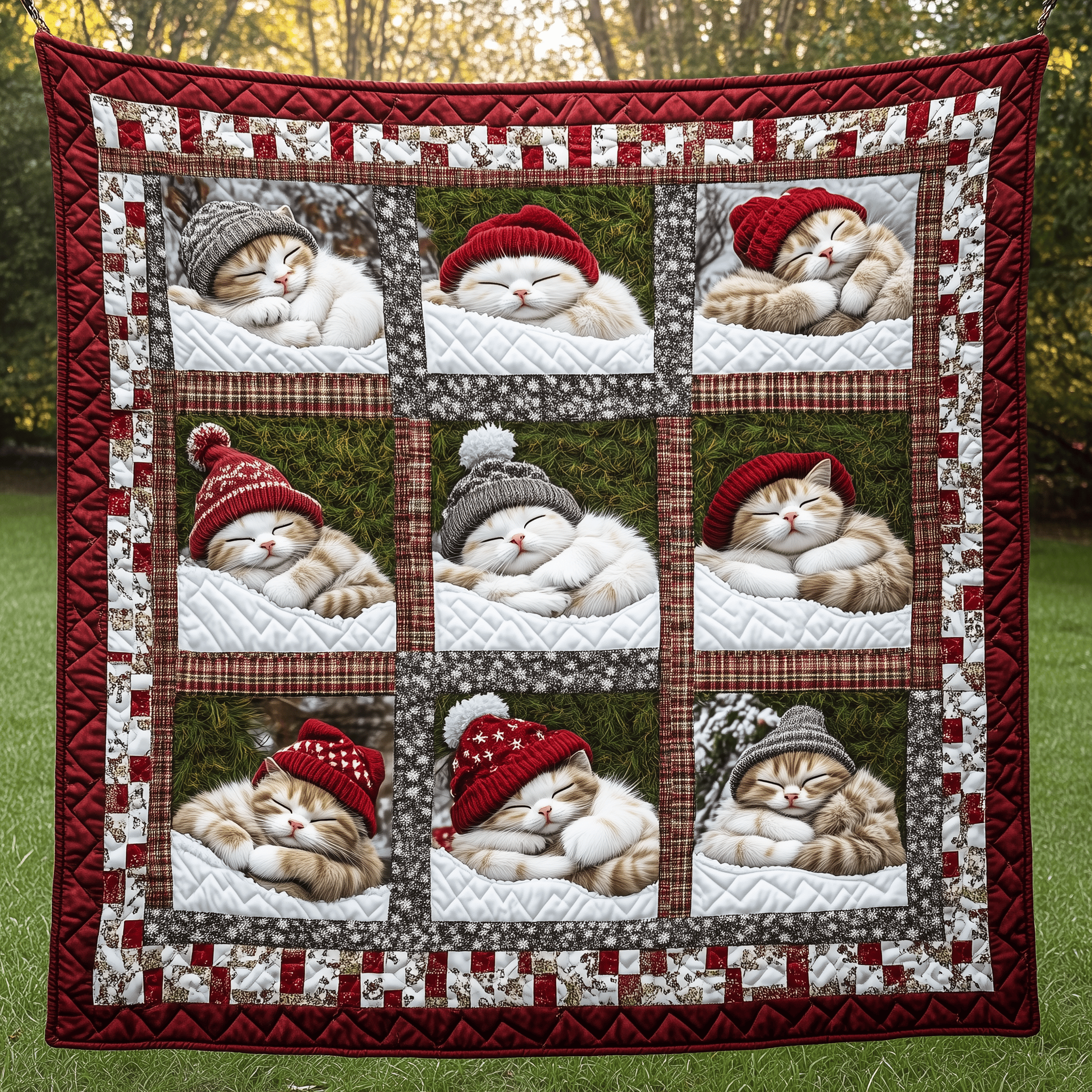 Sleeping Cat Quilted Blanket Experience the Ultimate in Custom Comfort Sleeping Cat Quilted Blanket Experience the Ultimate in Custom Comfort