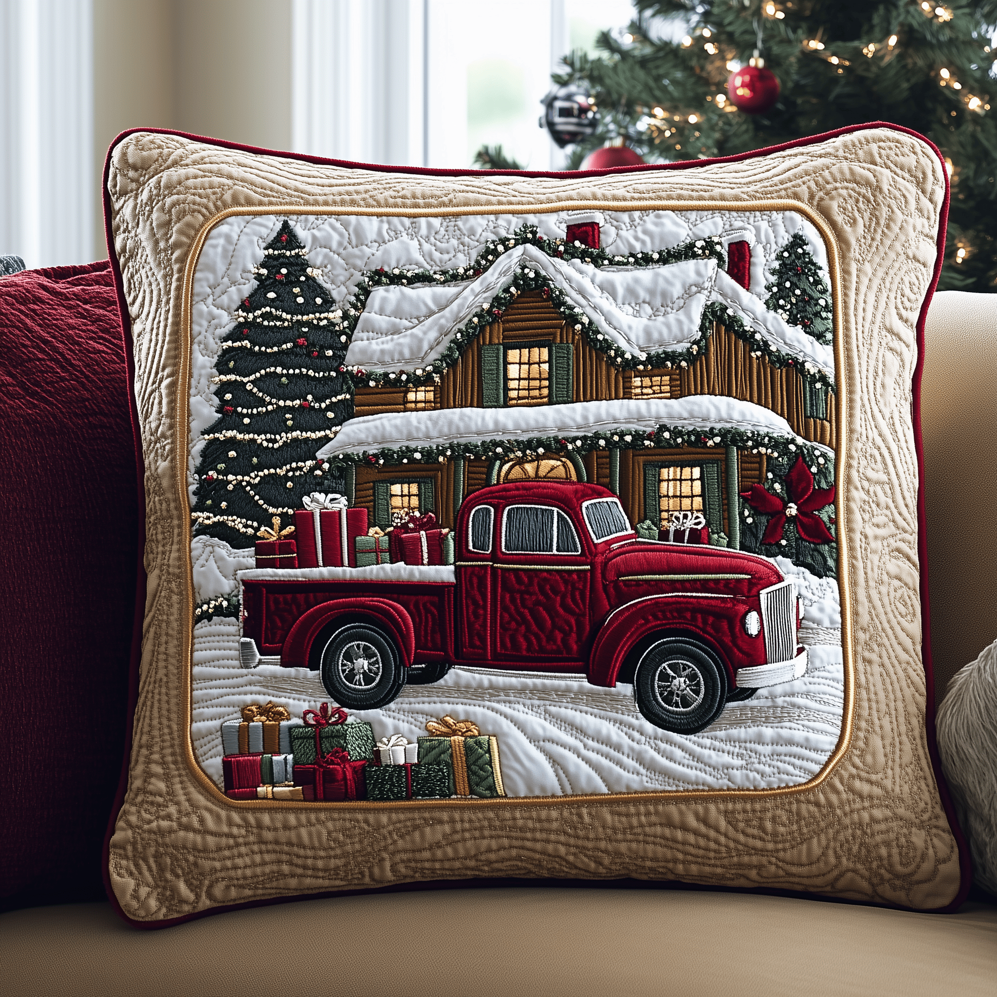 Snow Cabin Quilted Pillow Case Celebrate Comfort Like Never Before Snow Cabin Quilted Pillow Case Celebrate Comfort Like Never Before