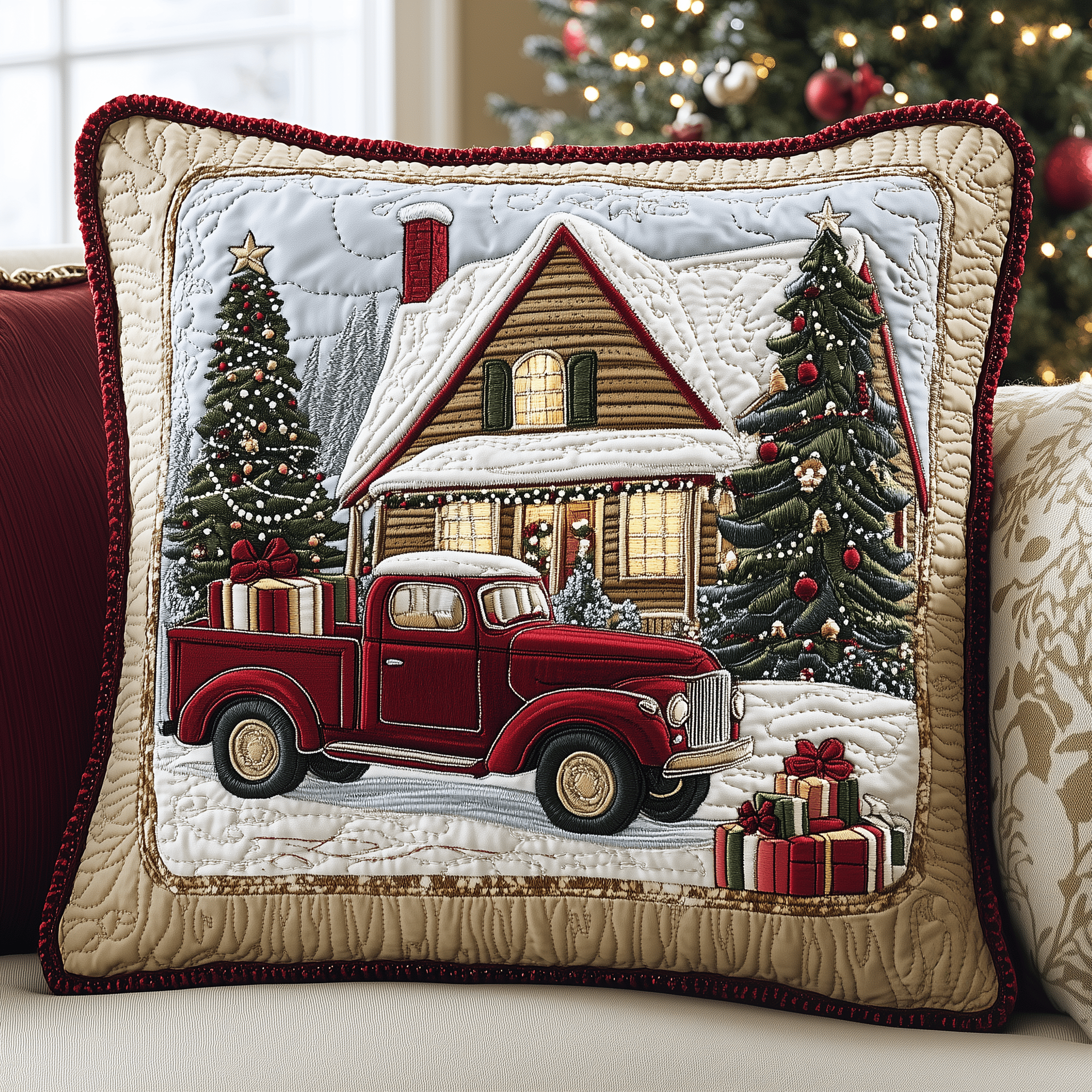 Snow Cabin Quilted Pillow Case Feel Loved Every Night with Our Pillow Cases Snow Cabin Quilted Pillow Case Feel Loved Every Night with Our Pillow Cases