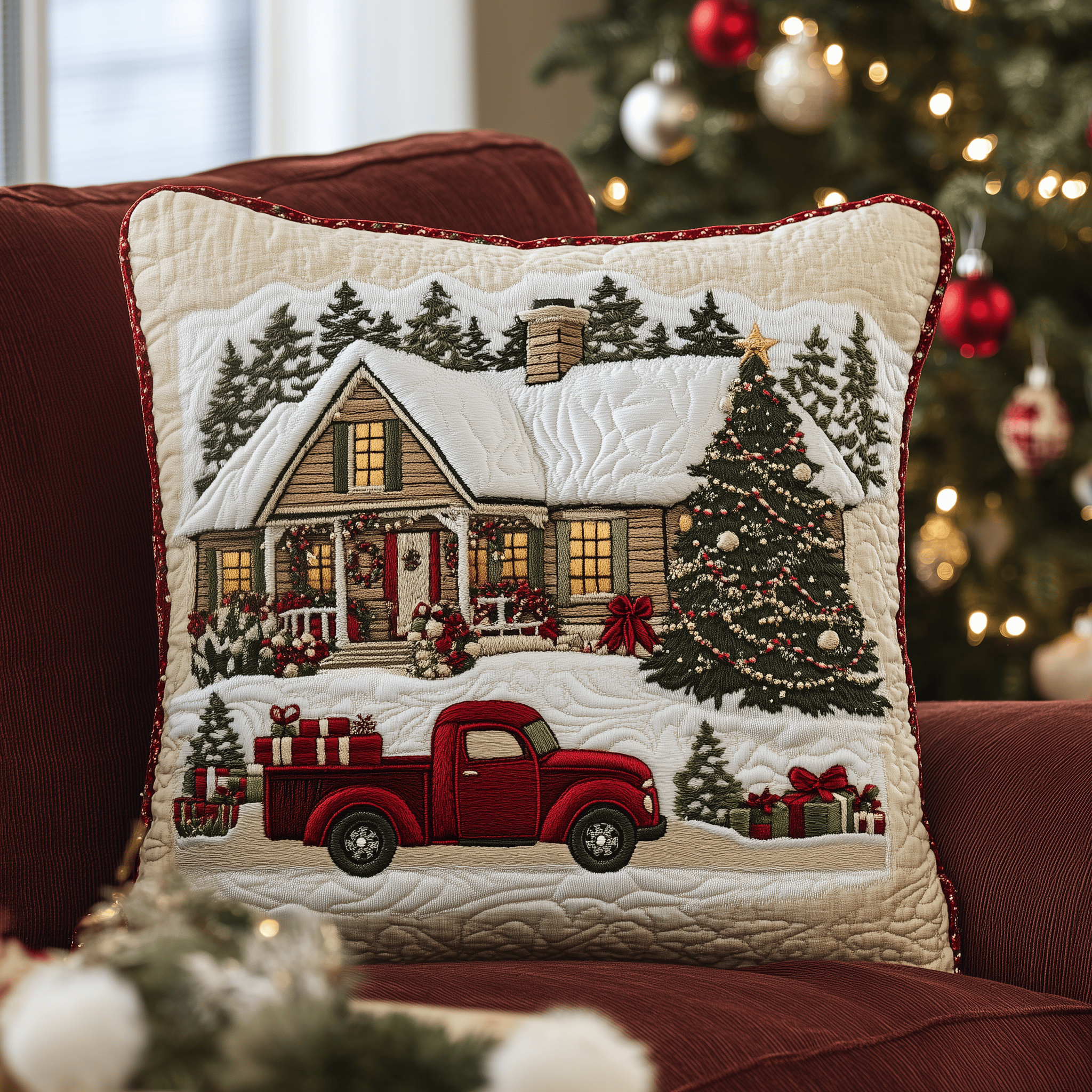 Snow Cabin Quilted Pillow Case Feel the Ease of Sleep with Minimalist Pillow Cases Snow Cabin Quilted Pillow Case Feel the Ease of Sleep with Minimalist Pillow Cases