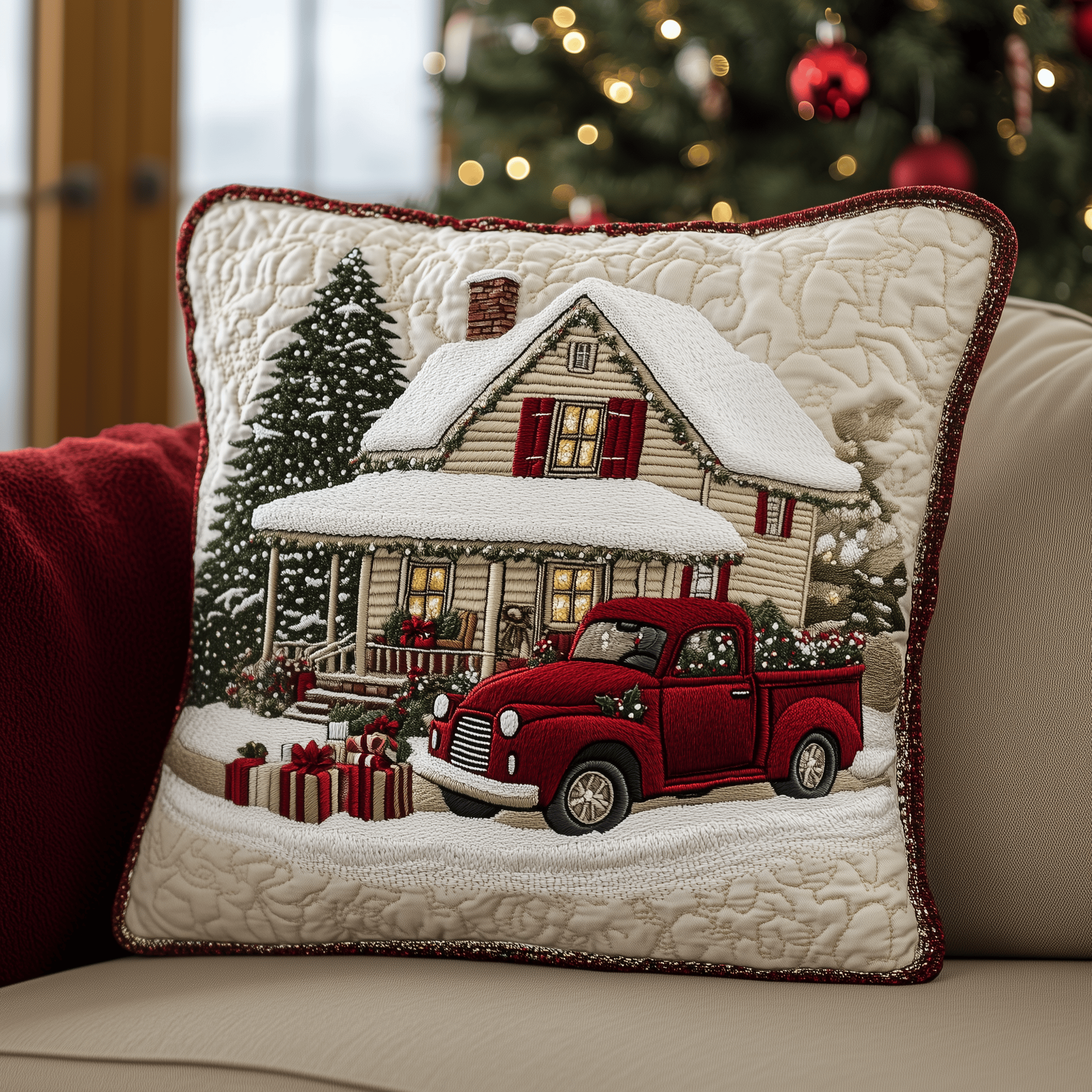Snow Cabin Quilted Pillow Case Simple and Stylish Pillow Cases for Everyday Comfort Snow Cabin Quilted Pillow Case Simple and Stylish Pillow Cases for Everyday Comfort