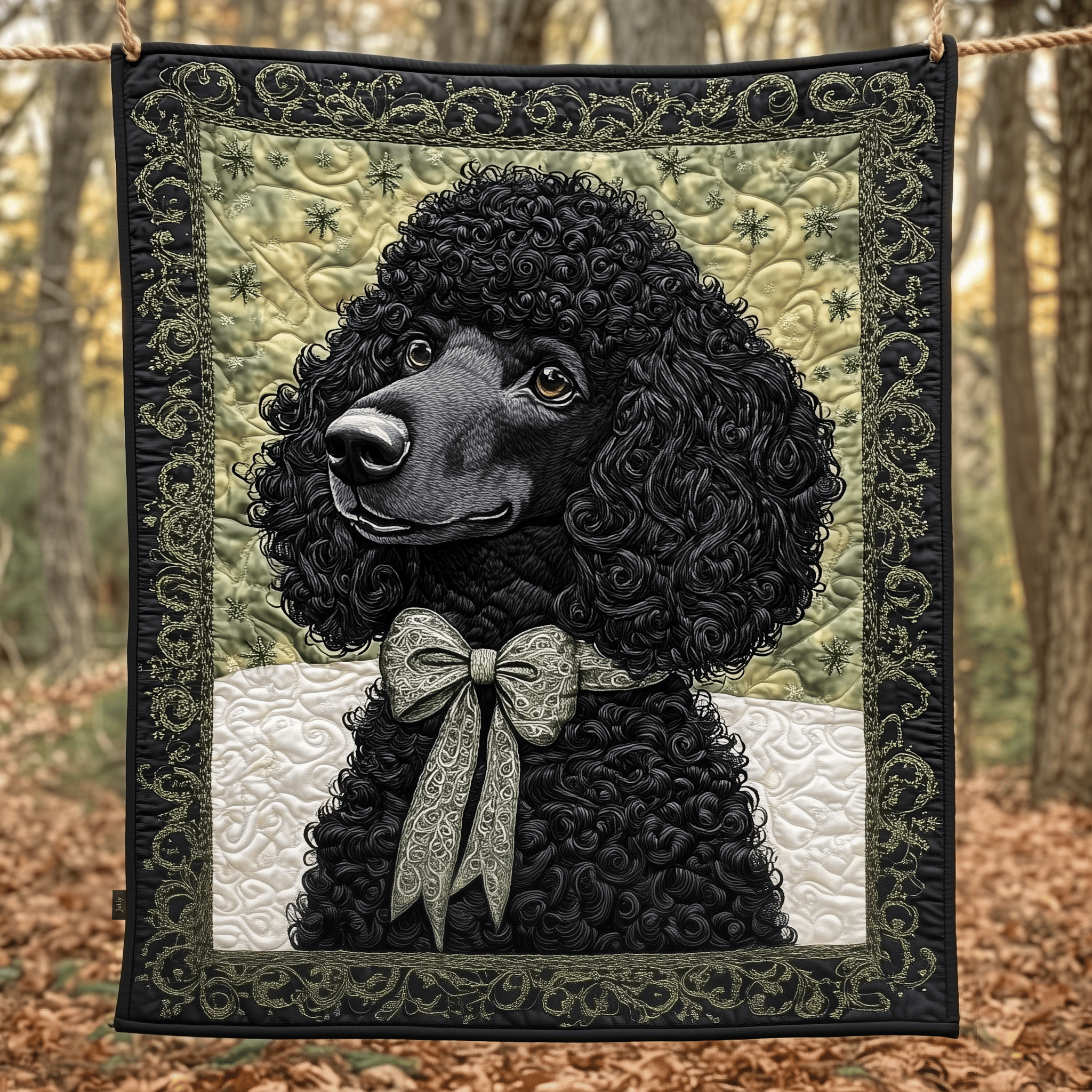 Snow Poodle Quilted Blanket A Blanket for Every Season and Every Mood Snow Poodle Quilted Blanket A Blanket for Every Season and Every Mood