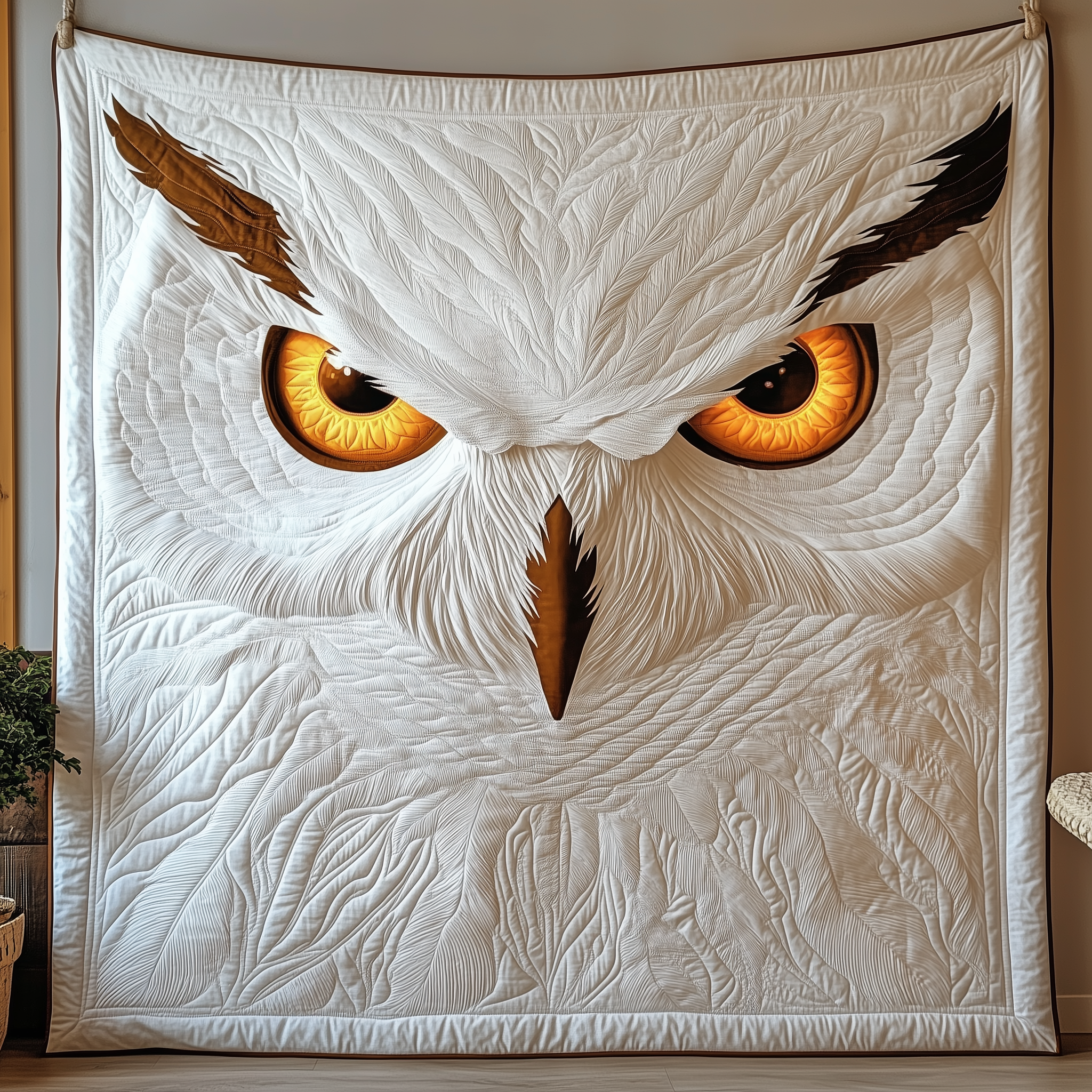 Snowy Owl Quilted Blanket Throw Blankets For Couch Owl Gifts For Women Snowy Owl Quilted Blanket Throw Blankets For Couch Owl Gifts For Women