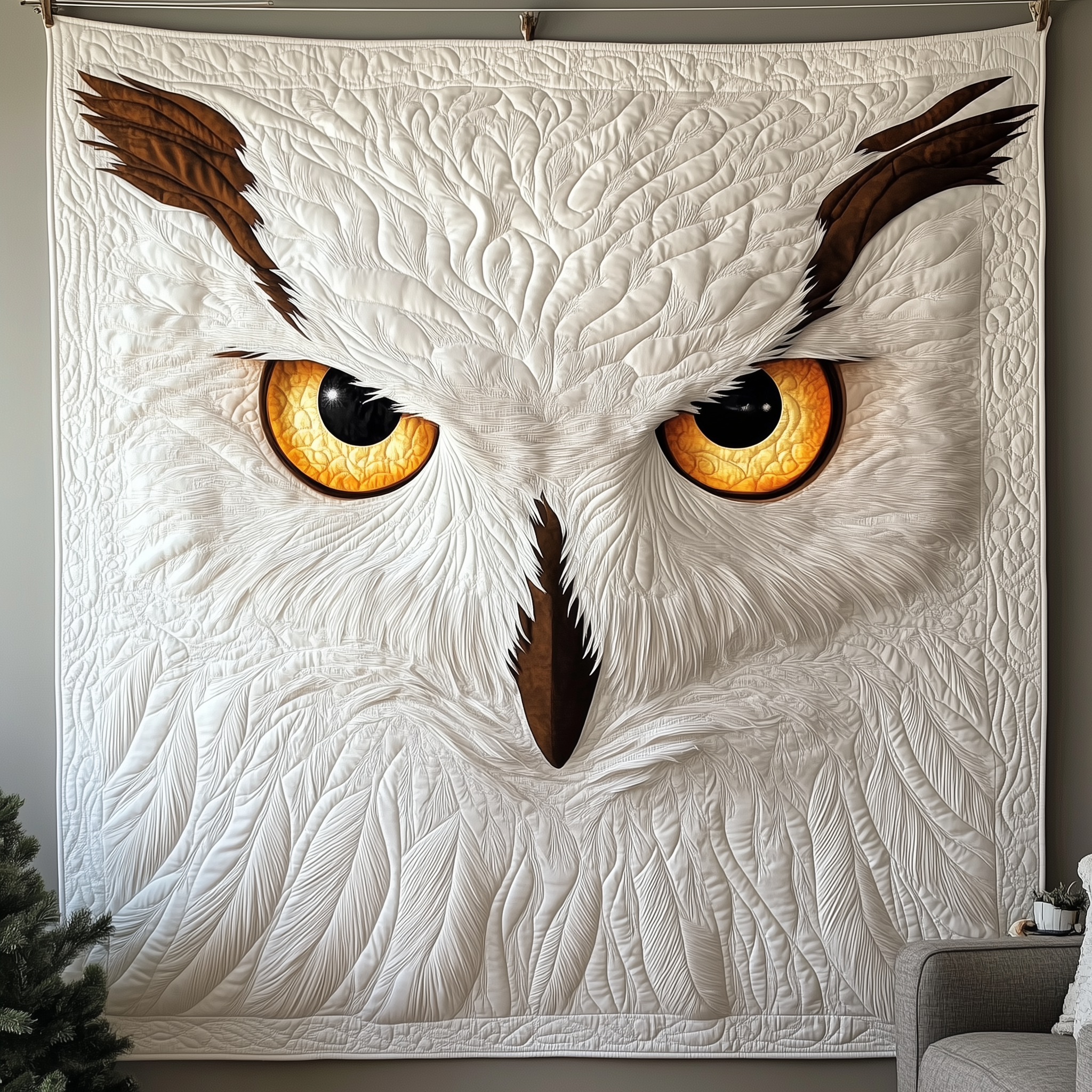 Snowy Owl Quilted Blanket Throw Blankets For Couch Owl Themed Gifts Snowy Owl Quilted Blanket Throw Blankets For Couch Owl Themed Gifts