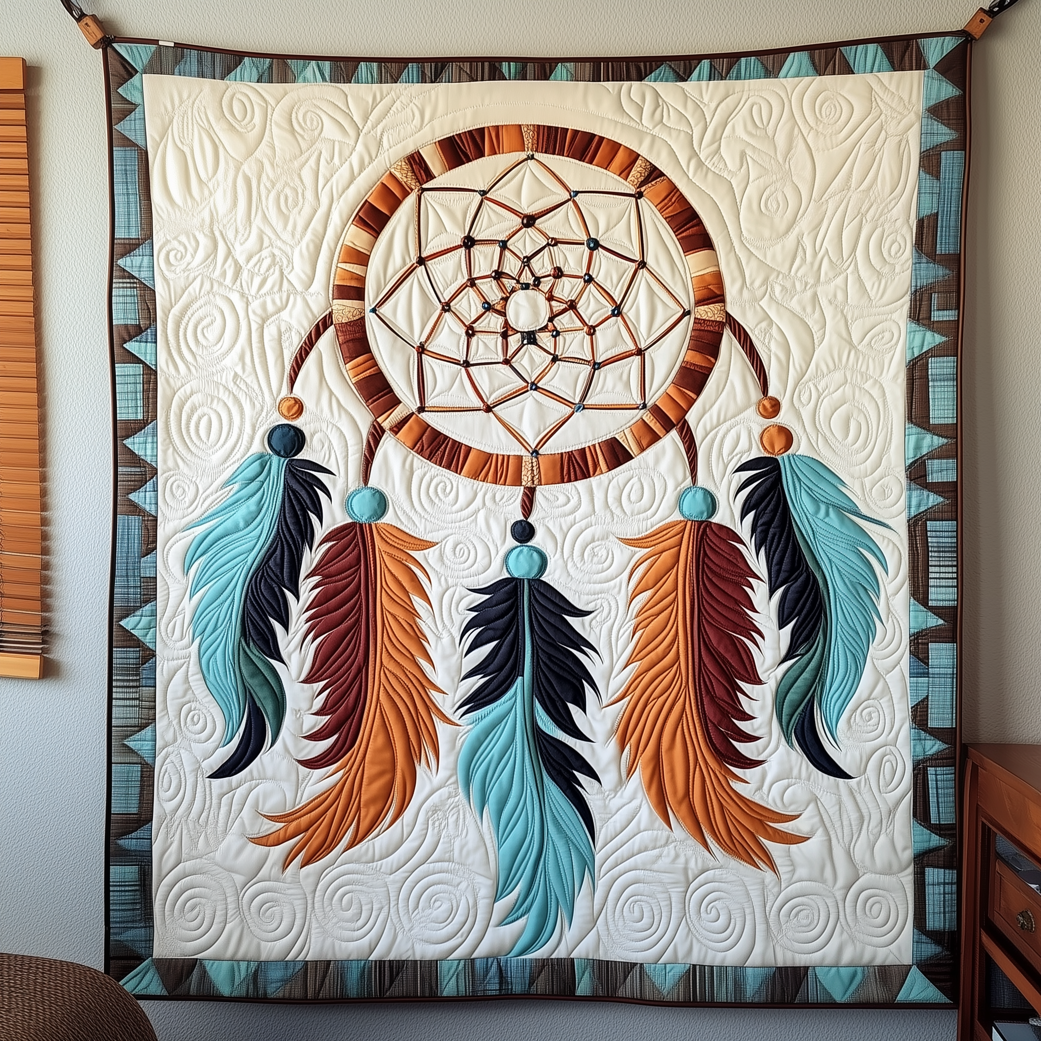 Southwest Spiritual Dreamcatcher Quilted Blanket Unique Throw Blanket Item Merch Fathers Day Presents Southwest Spiritual Dreamcatcher Quilted Blanket Unique Throw Blanket Item Merch Fathers Day Presents