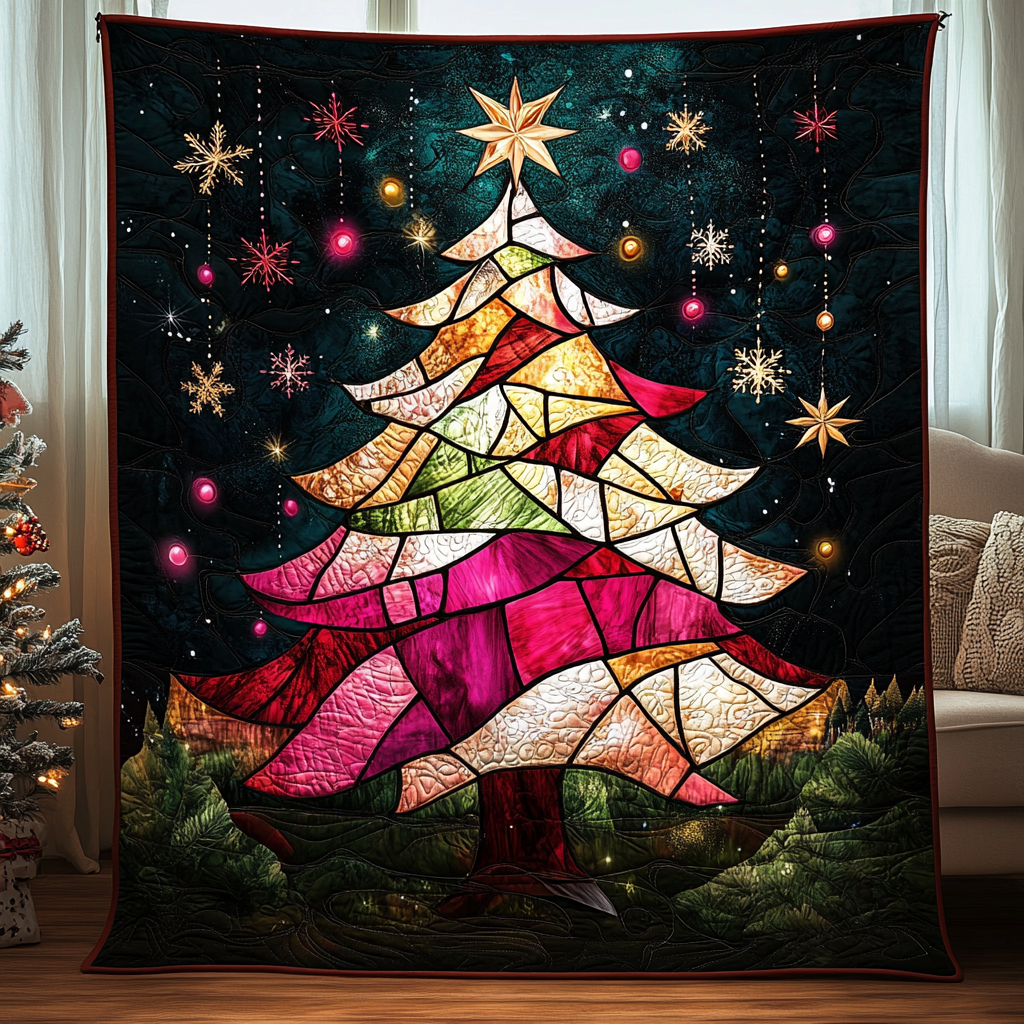 Starlit Christmas Quilted Blanket Christian Marriage Gifts Starlit Christmas Quilted Blanket Christian Marriage Gifts