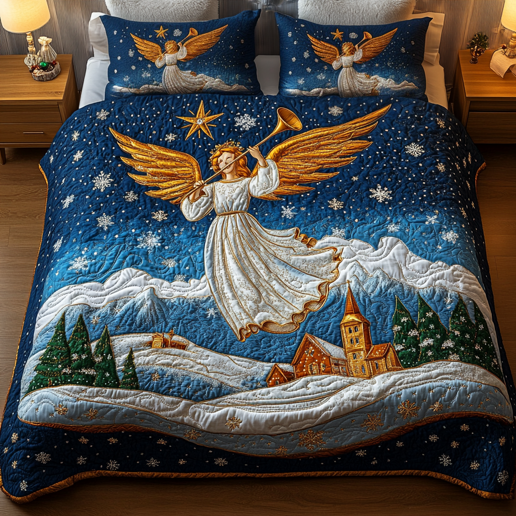 Starry Messenger Quilted Bedding Set Secret Santa Gift Ideas Starry Messenger Quilted Bedding Set Secret Santa Gift Ideas