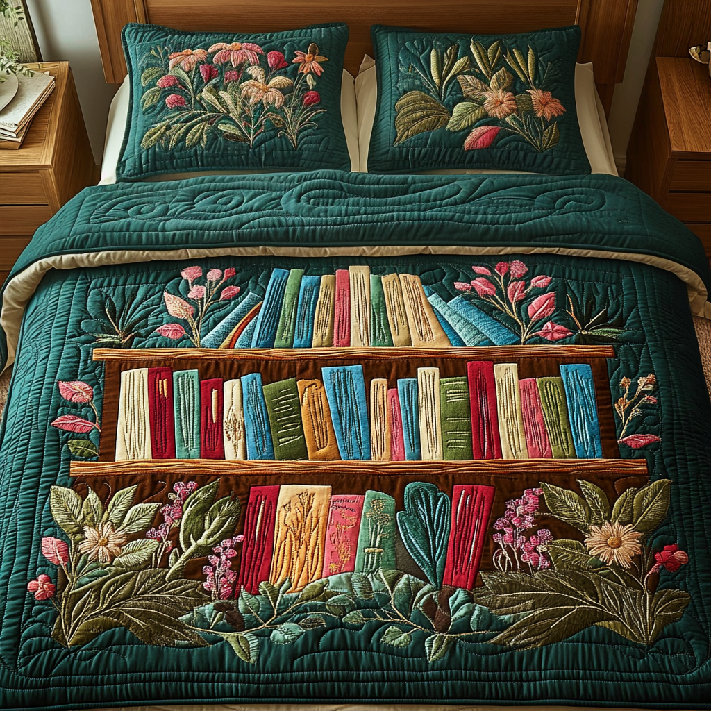 Storytime Warmth Quilted Bedding Set Bookish Gift Ideas Storytime Warmth Quilted Bedding Set Bookish Gift Ideas