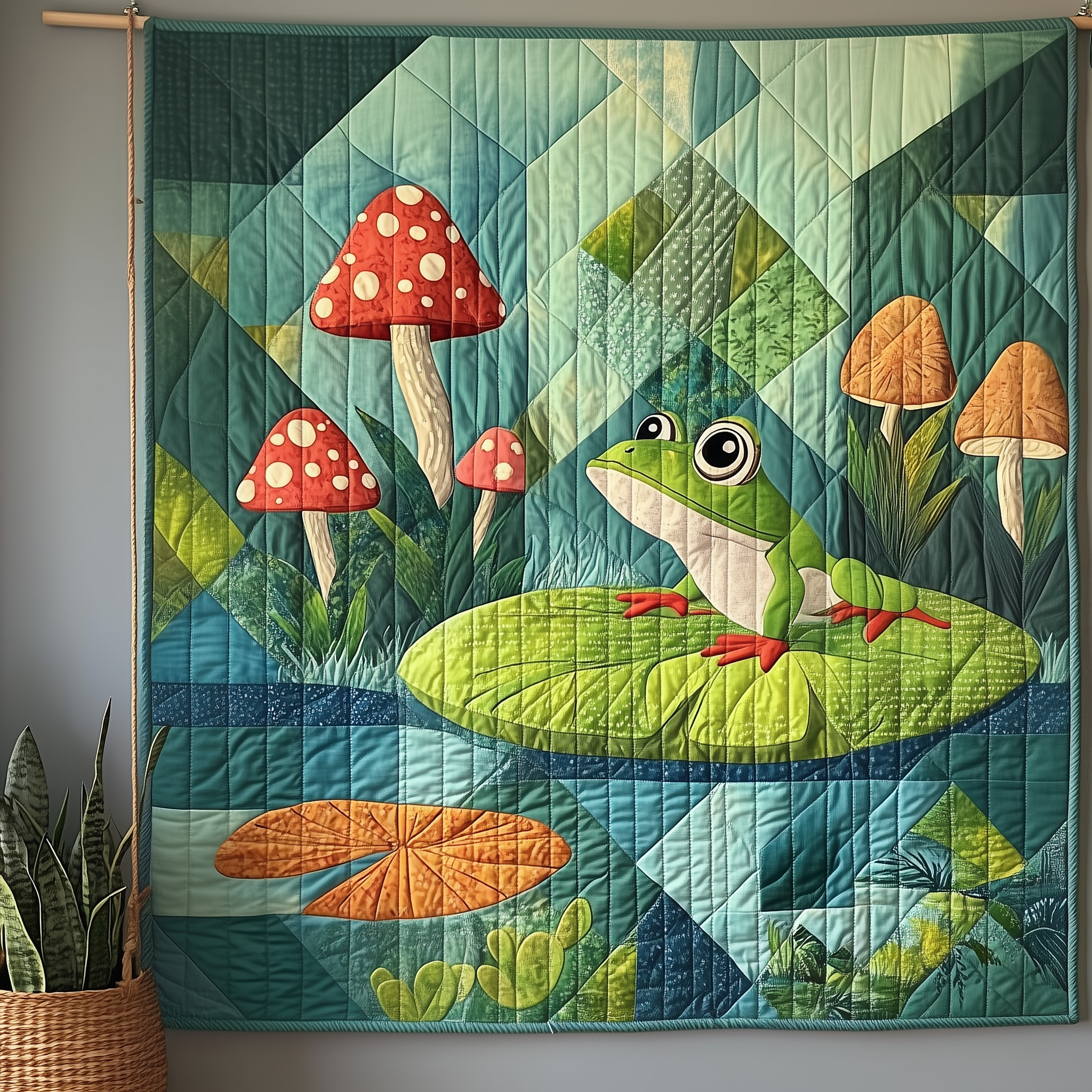Summer Frog Quilted Blanket Throw Blankets For Couch Unique Frog Gifts For Him Summer Frog Quilted Blanket Throw Blankets For Couch Unique Frog Gifts For Him