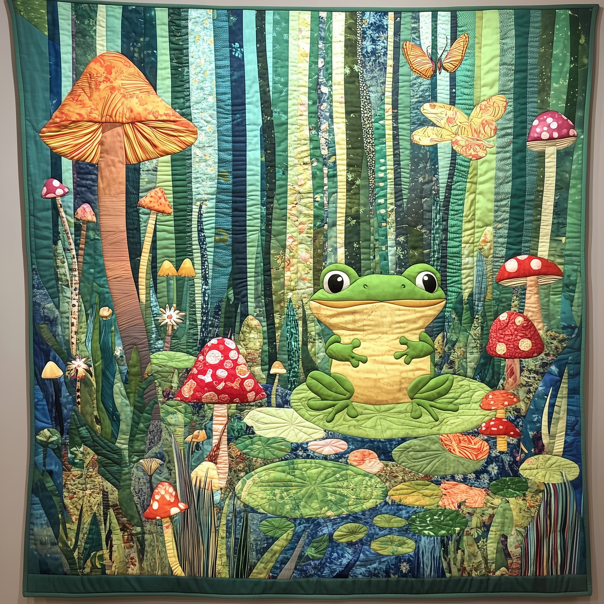 Summer Frog Quilted Blanket Throw Blankets For Couch Unique FrogPresents Summer Frog Quilted Blanket Throw Blankets For Couch Unique FrogPresents