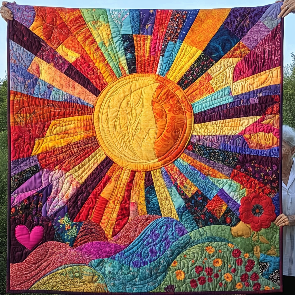 Sunbeam Spirit Quilted Blanket Christmas Gifts For Men Sunbeam Spirit Quilted Blanket Christmas Gifts For Men