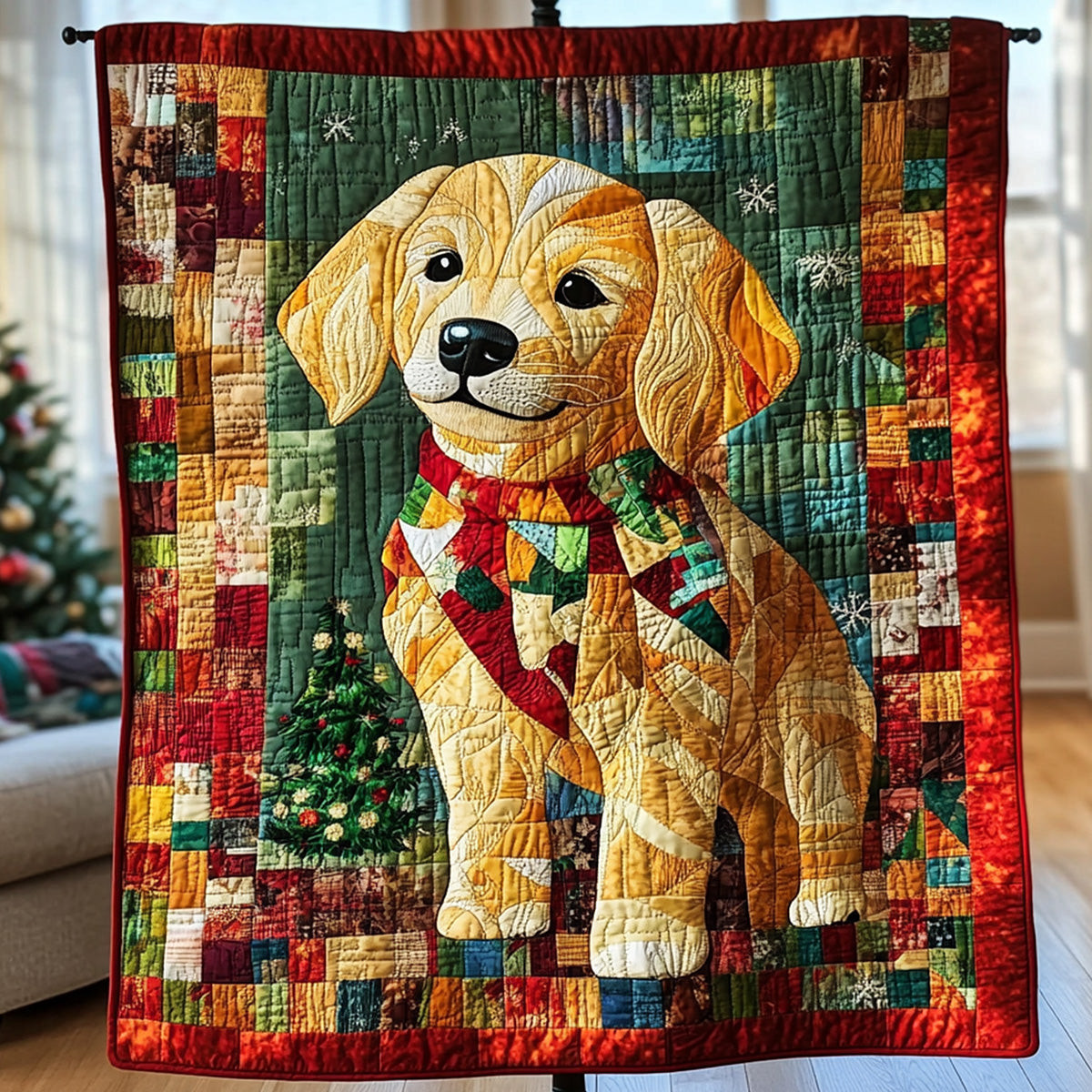 Sunshine Tail Quilted Blanket Best Gifts For Golden Retriever Owners Sunshine Tail Quilted Blanket Best Gifts For Golden Retriever Owners