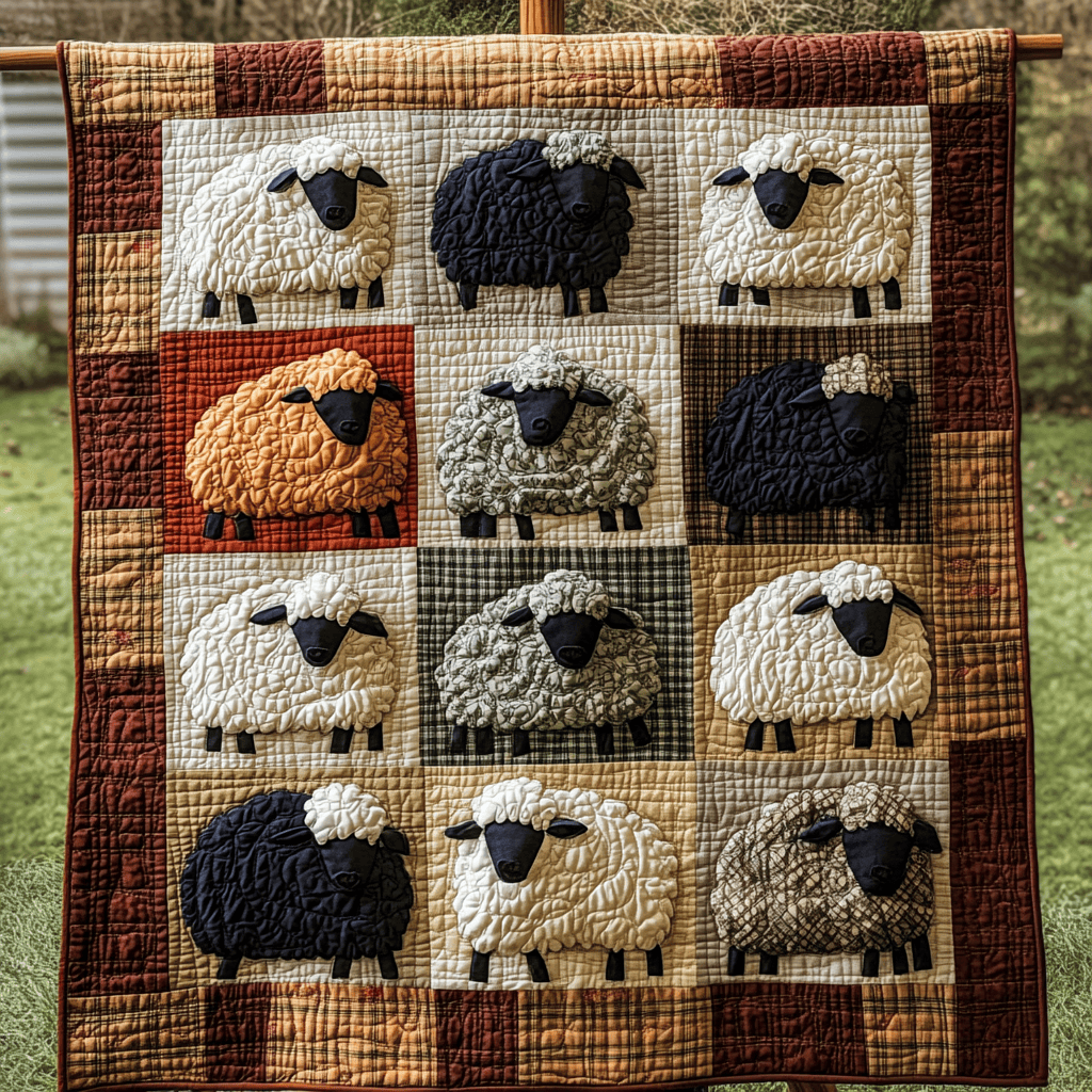 Sweet Lamb Rest Quilted Blanket Gifts For A Sheep Farmer Sweet Lamb Rest Quilted Blanket Gifts For A Sheep Farmer
