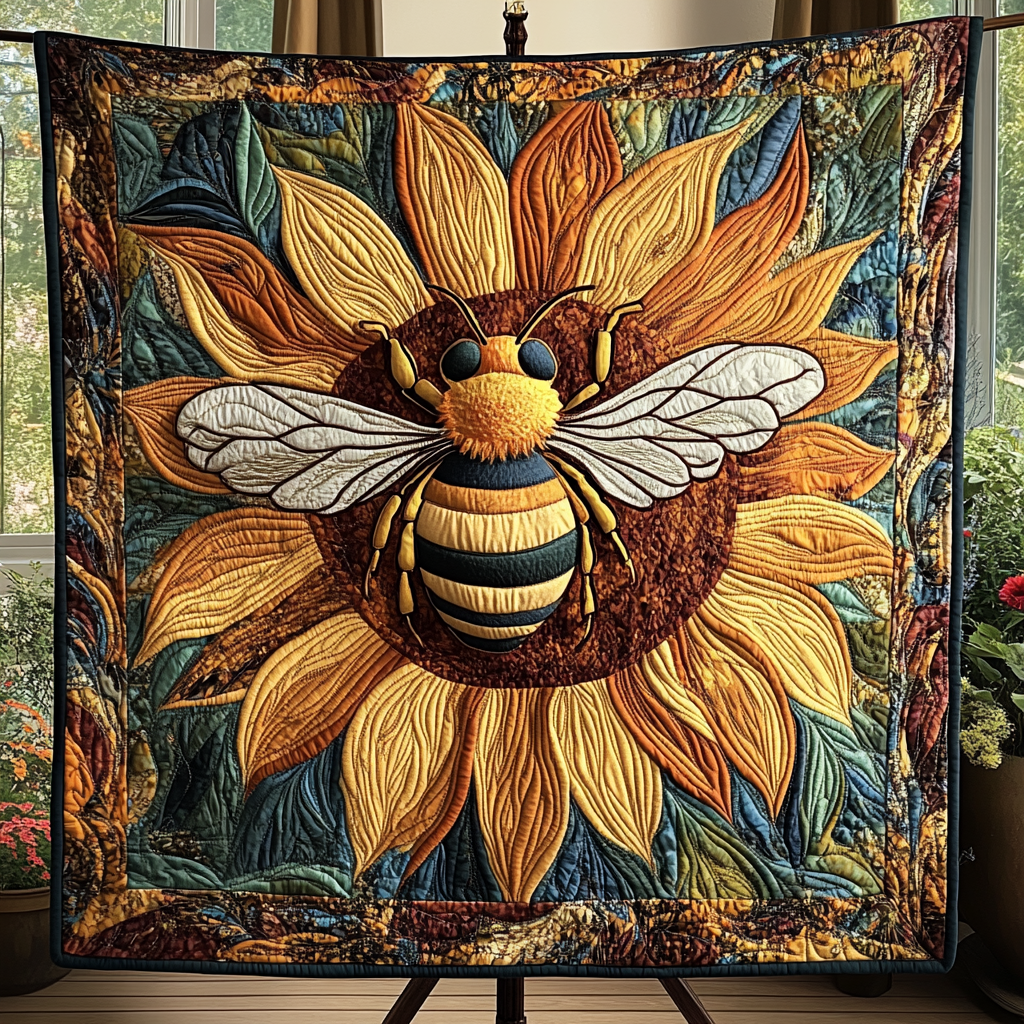 Sweet Nectar Quilted Blanket Bee Merchandise Sweet Nectar Quilted Blanket Bee Merchandise