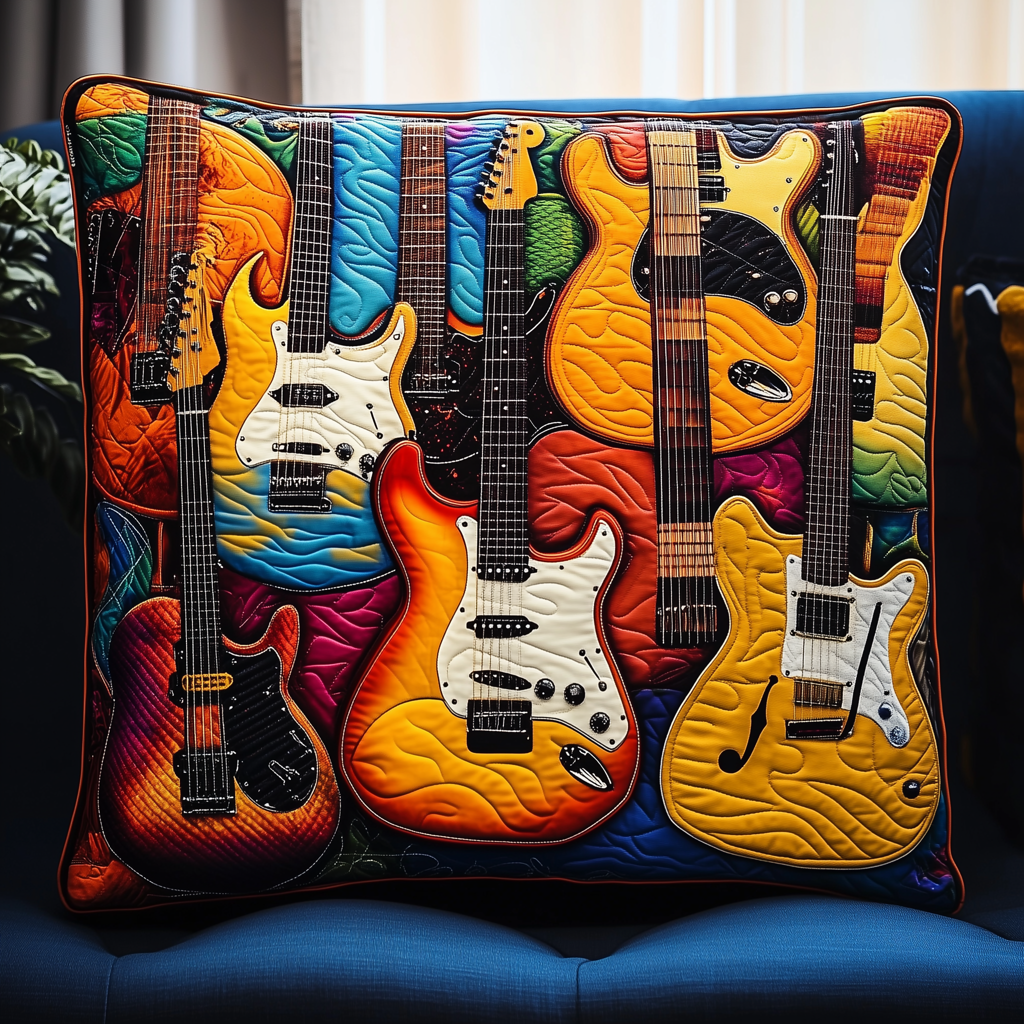 Swirl Guitar Quilted Pillow Case Feel the Future of Comfort with Modern Pillow Cases Swirl Guitar Quilted Pillow Case Feel the Future of Comfort with Modern Pillow Cases