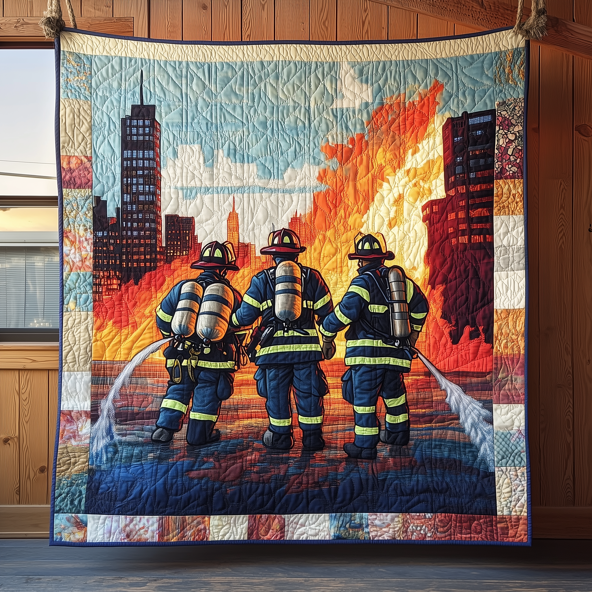 The Bravery Brigade Quilted Blanket Nice Throw Blankets Dad Birthday Gifts The Bravery Brigade Quilted Blanket Nice Throw Blankets Dad Birthday Gifts