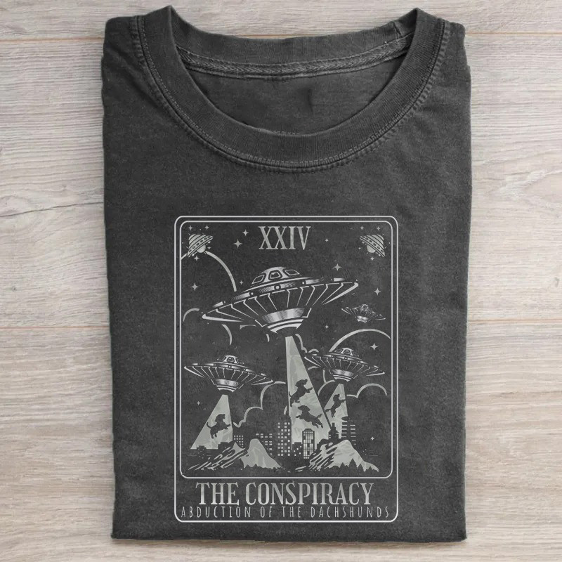 The Conspiracy Abduction of The Dachshund Unisex T-shirt Gifts For Father's Day From Daughter The Conspiracy Abduction of The Dachshund Unisex T-shirt Gifts For Father's Day From Daughter