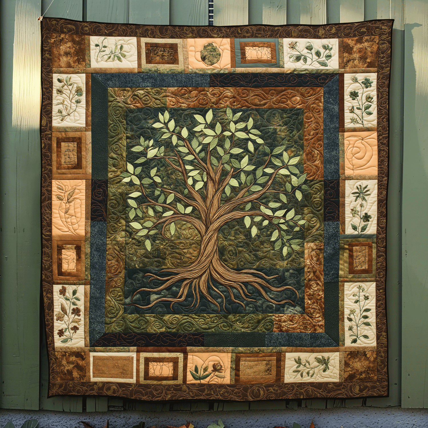 The Life Tree Quilted Blanket Tree Of Life Throw Blanket The Life Tree Quilted Blanket Tree Of Life Throw Blanket