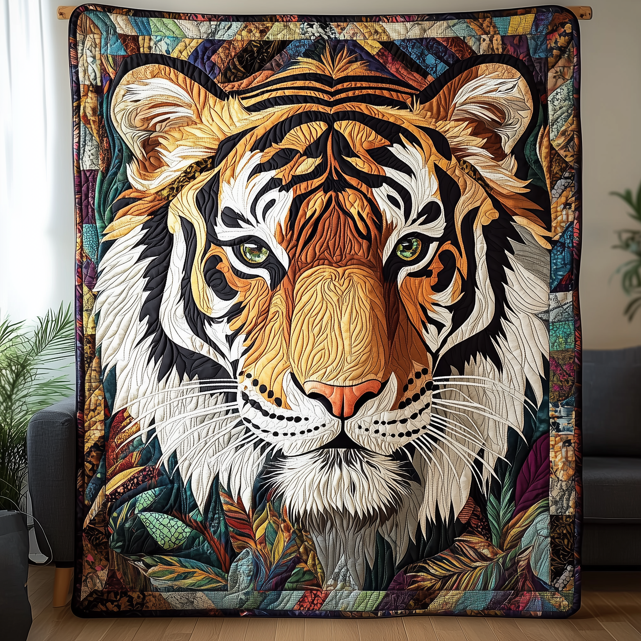 Tiger Quilted Blanket A Blanket That Makes Family Nights Extra Special Tiger Quilted Blanket A Blanket That Makes Family Nights Extra Special