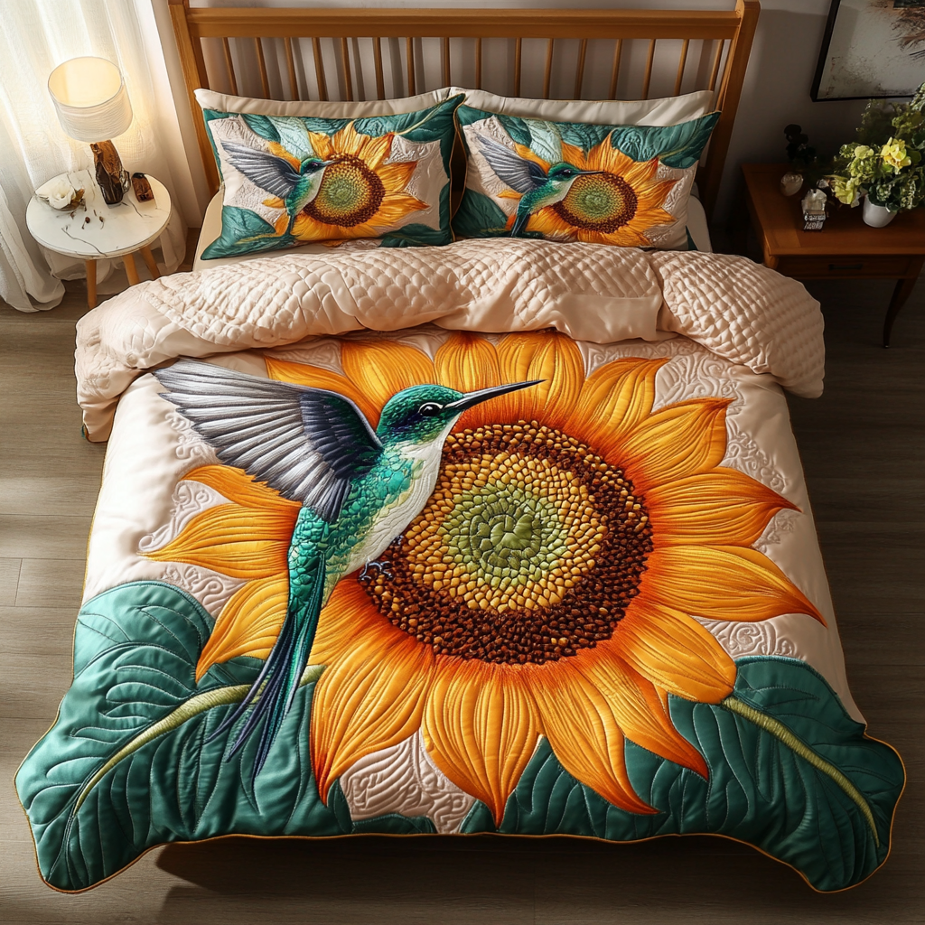 Tiny Grace Quilted Bedding Set Unique Hummingbird Gifts Tiny Grace Quilted Bedding Set Unique Hummingbird Gifts