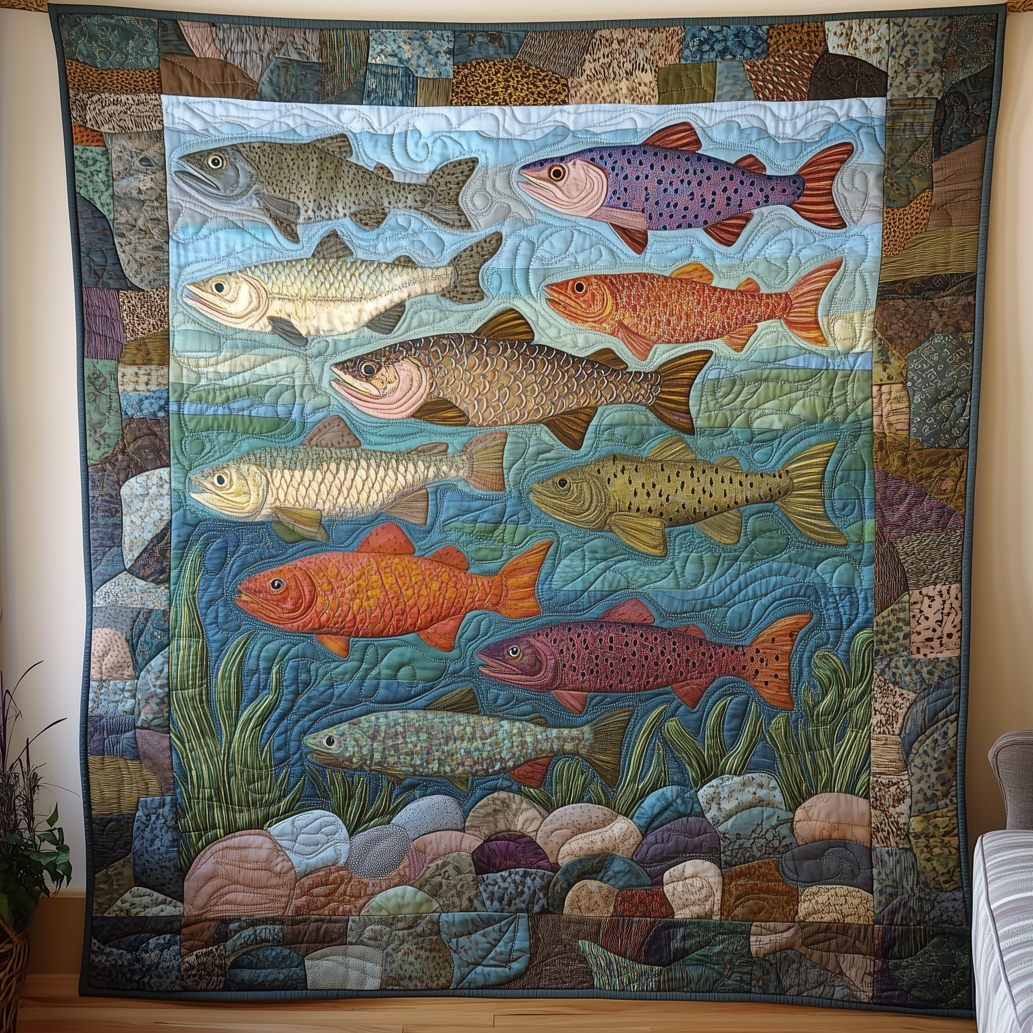 Treasuresfish Quilted Blanket Feel Closer to Your Loved Ones with a Shared Blanket Treasuresfish Quilted Blanket Feel Closer to Your Loved Ones with a Shared Blanket