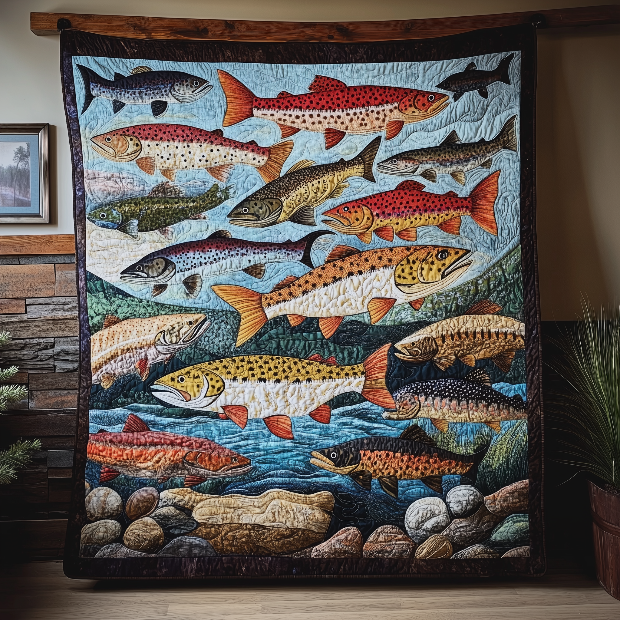 Treasuresfish Quilted Blanket Feel the Bond of Home with Our Family-Friendly Blanket Treasuresfish Quilted Blanket Feel the Bond of Home with Our Family-Friendly Blanket