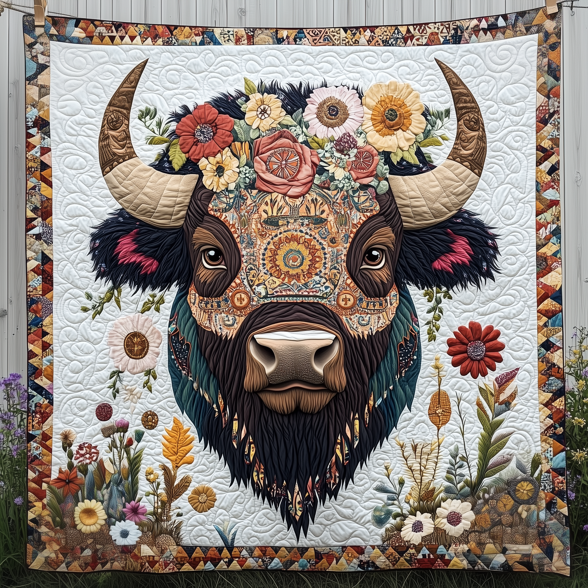 Tribal American Bison Quilted Blanket Throw Blankets For Couch Unique Bison Presents Tribal American Bison Quilted Blanket Throw Blankets For Couch Unique Bison Presents