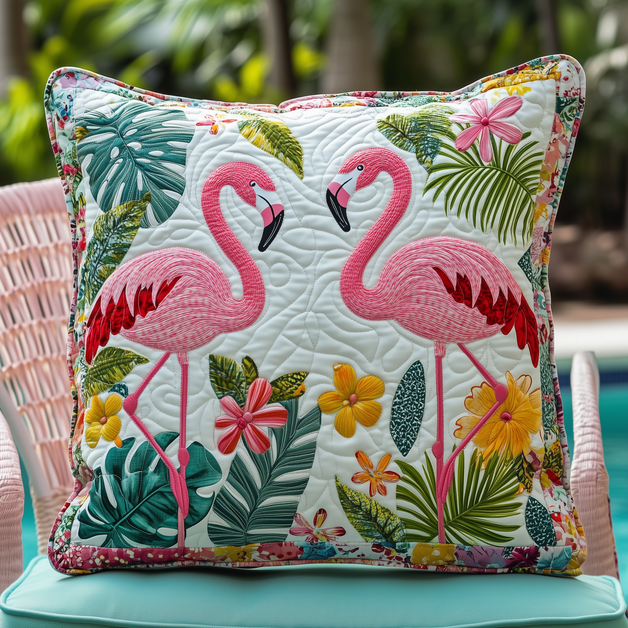 Tropical Flamingo Quilted Pillow Case Relaxation Starts with a Pillow Case That Feels Right Tropical Flamingo Quilted Pillow Case Relaxation Starts with a Pillow Case That Feels Right