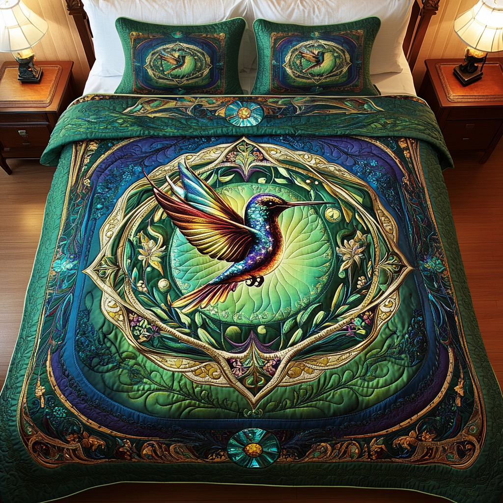 Tropical Tapestry Quilted Bedding Set Unique Hummingbird Gifts Tropical Tapestry Quilted Bedding Set Unique Hummingbird Gifts