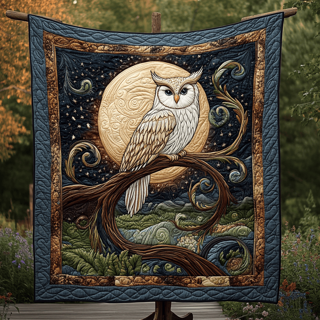 Twilight Hunter Quilted Blanket Unique Owl Gifts Twilight Hunter Quilted Blanket Unique Owl Gifts
