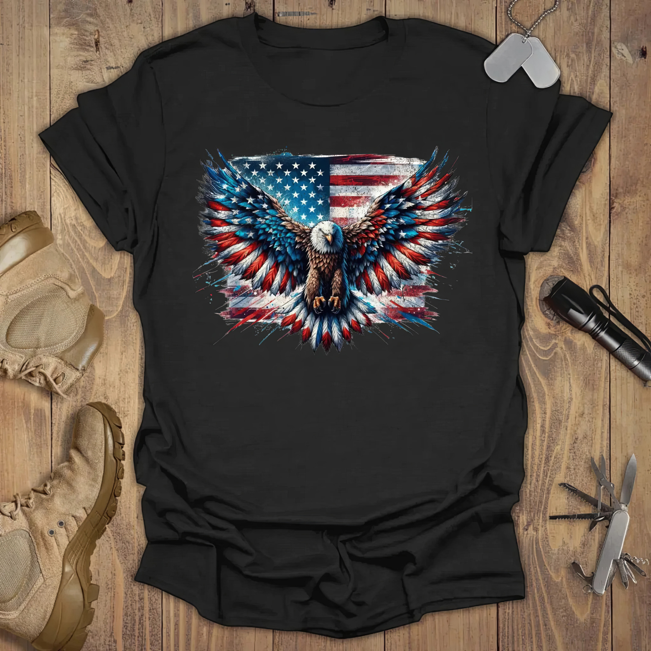 USA Eagle T-Shirt Patriotic Clothing Creative Mother's Day Gifts USA Eagle T-Shirt Patriotic Clothing Creative Mother's Day Gifts