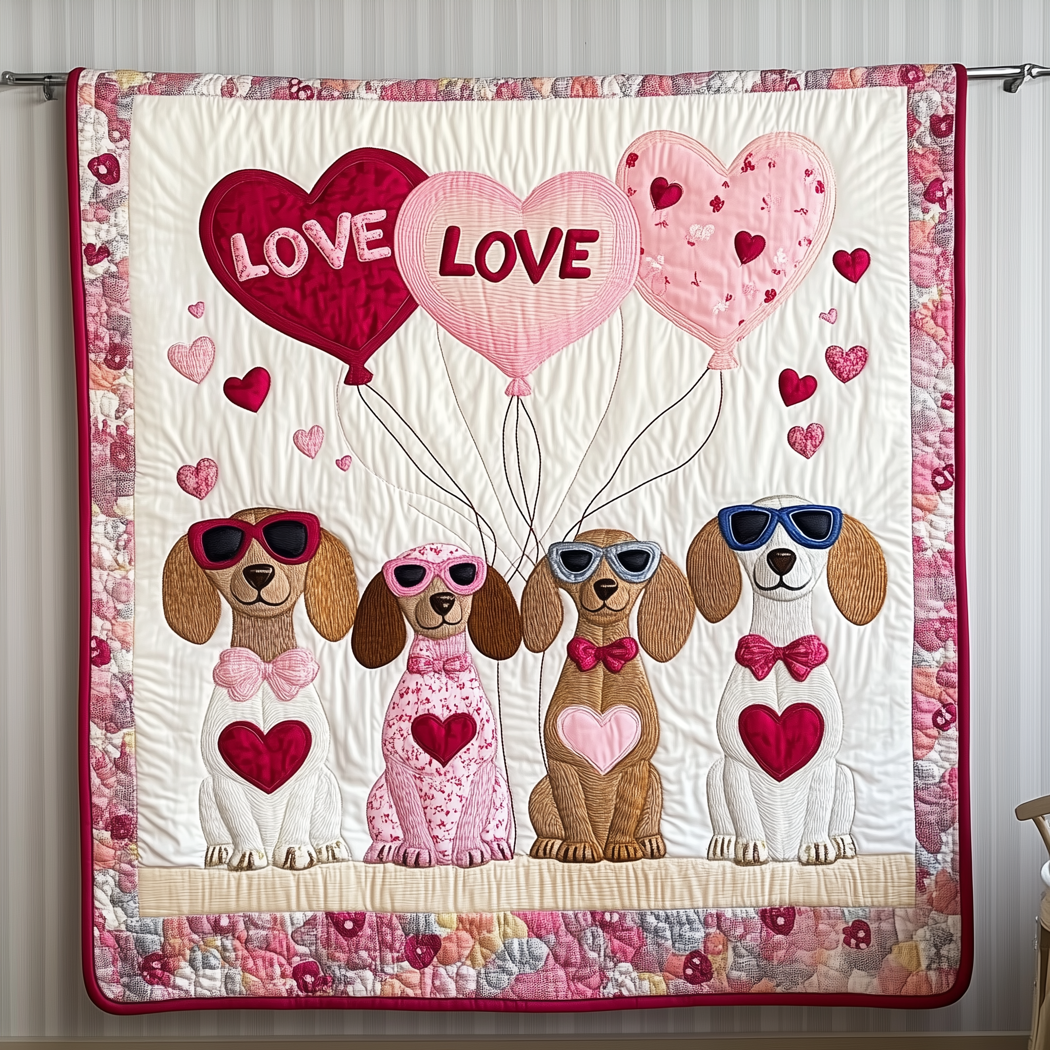 Valentine Dachshund Gift For Her Quilted Blanket Sofa Throw Blanket Items Gift Ideas For Dachshund Lovers Valentine Dachshund Gift For Her Quilted Blanket Sofa Throw Blanket Items Gift Ideas For Dachshund Lovers