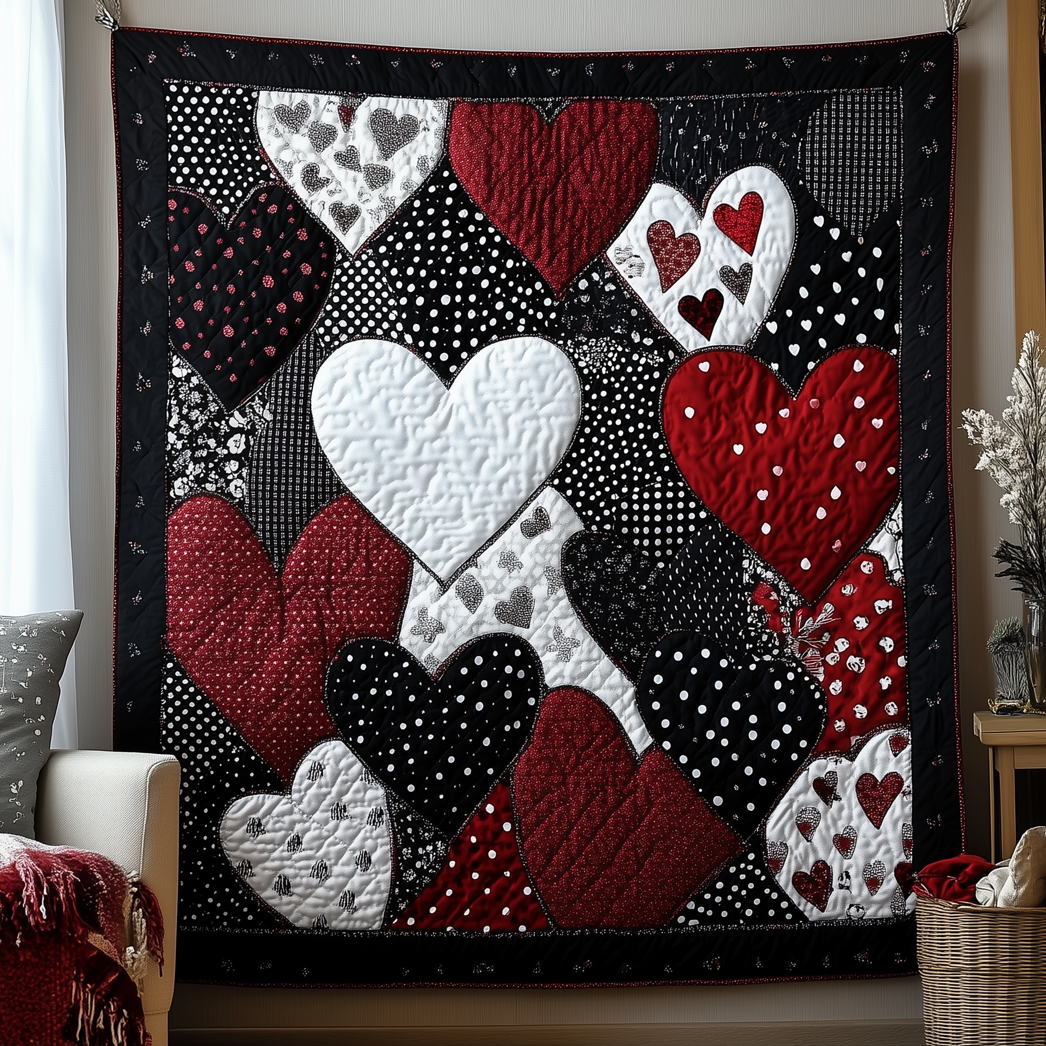 Valentine's Day Quilted Blanket Best Throw Blanket Cute Valentines Day Gift Ideas For Her Valentine's Day Quilted Blanket Best Throw Blanket Cute Valentines Day Gift Ideas For Her