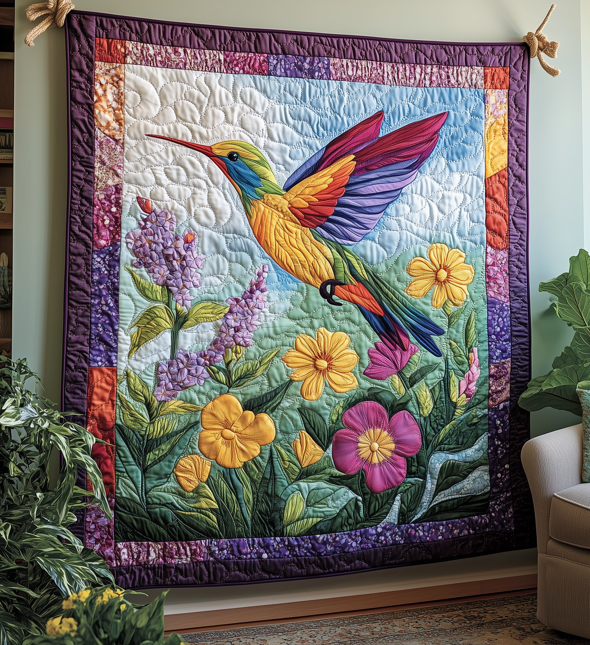 Vibrant Hummingbird Quilted Blanket Sofa Throw Blanket Items Unique Gifts For Hummingbird Lovers Vibrant Hummingbird Quilted Blanket Sofa Throw Blanket Items Unique Gifts For Hummingbird Lovers