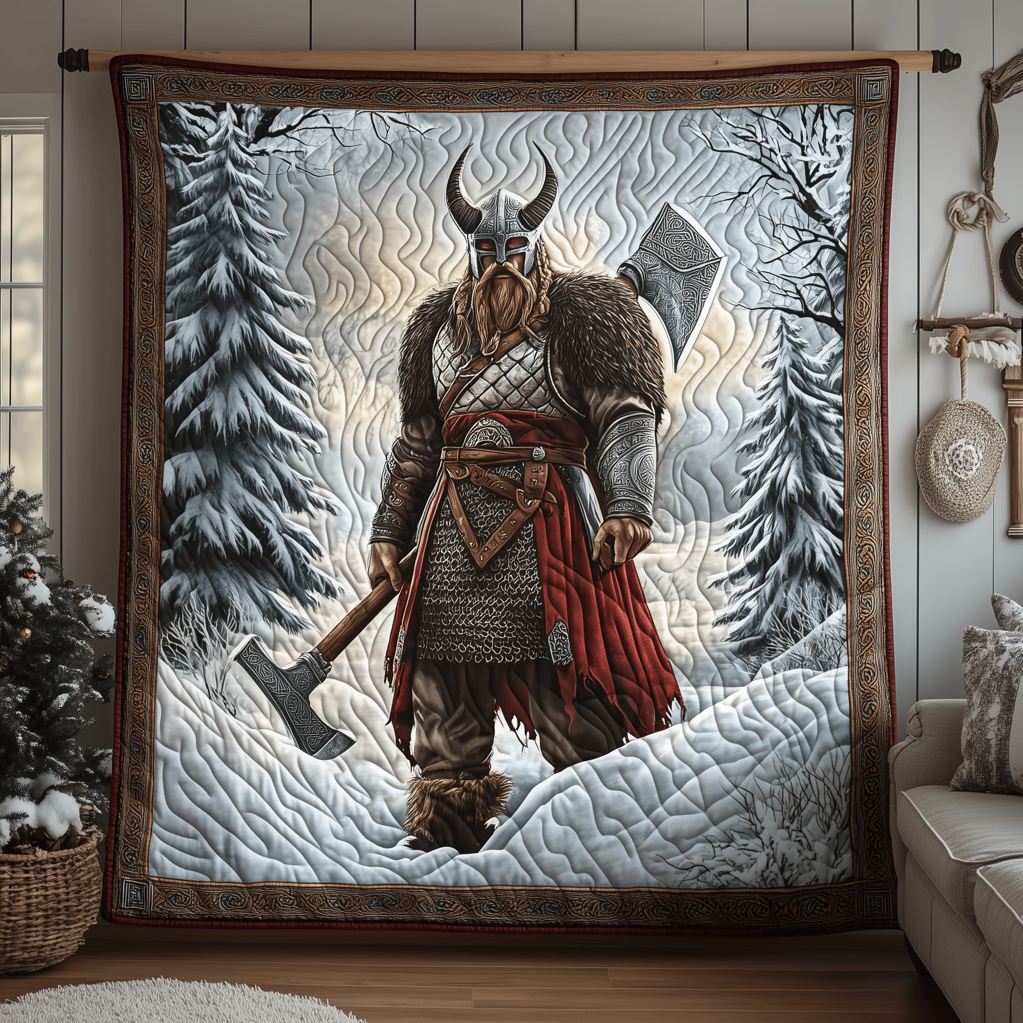 Viking Warrior Quilted Blanket Enjoy Every Moment with a Blanket That Works Anywhere Viking Warrior Quilted Blanket Enjoy Every Moment with a Blanket That Works Anywhere